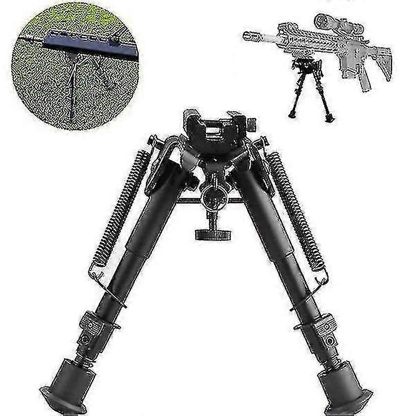 Foldable Adjustable Rifle Bipod for Hunting Swivel Mount