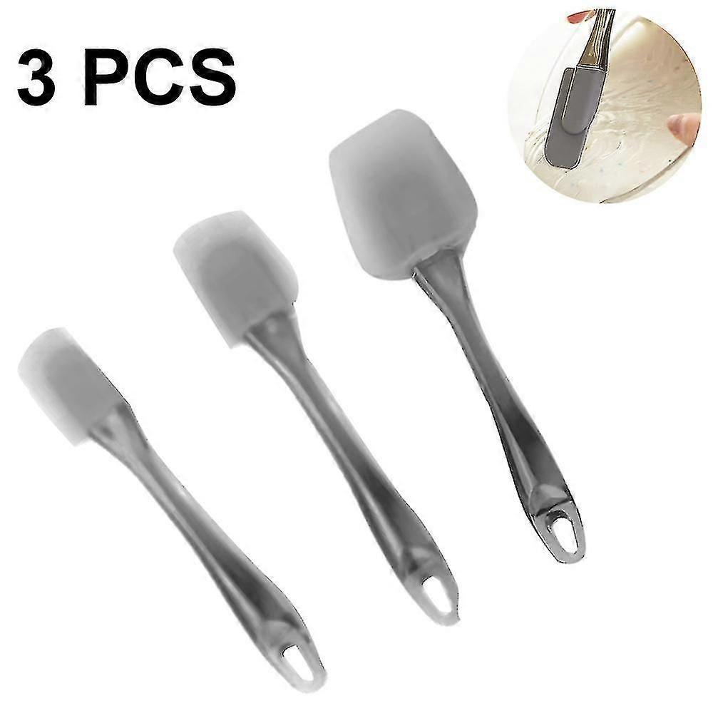 Silicone Cookie Spatula (3pcs), Kitchen Blender Cake Making Supplies Baking Kitchenware Ba