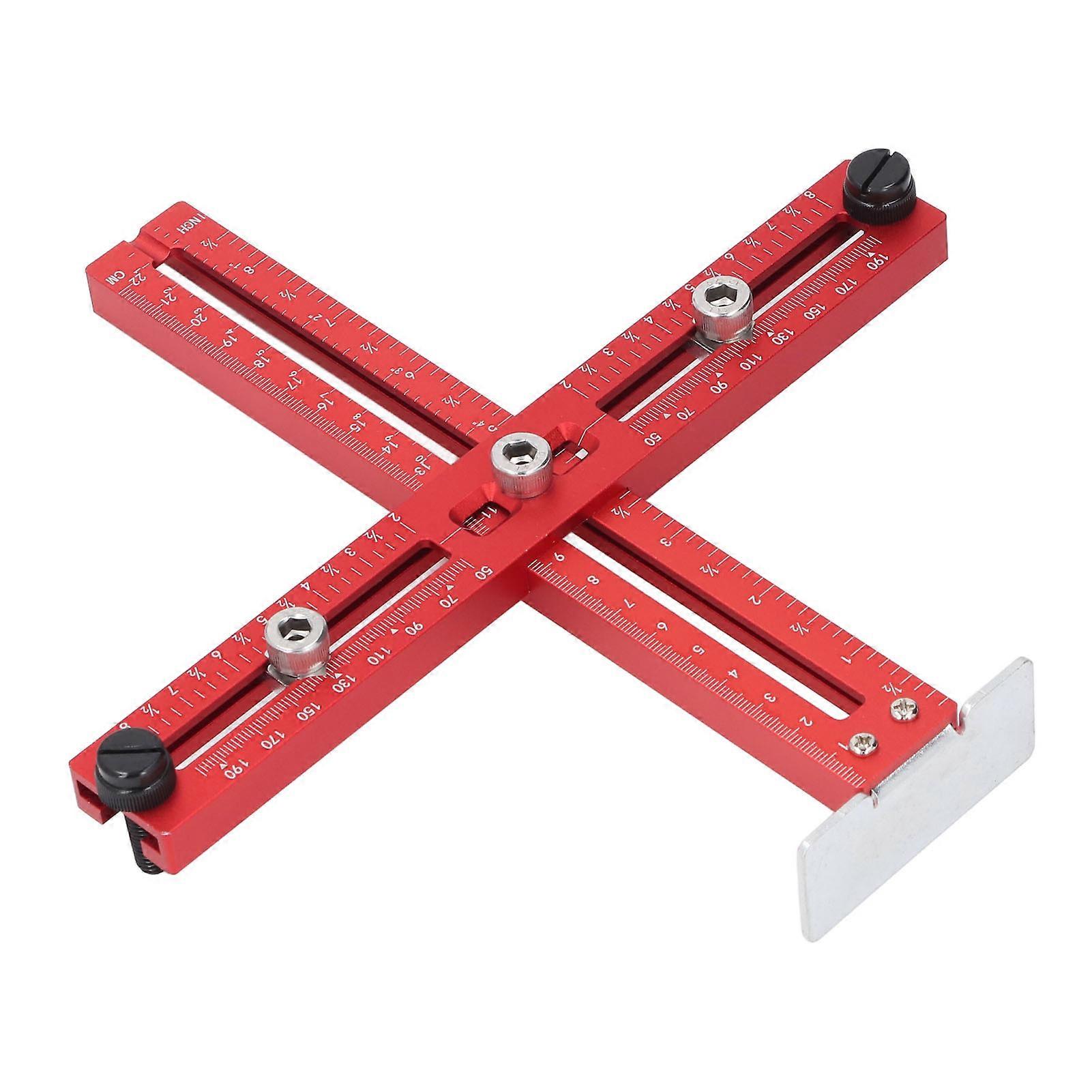 Cabinet Hardware Jig Aluminum Alloy Adjustable Handle Template Tool Shaker Drawers Punch Locator Drill Guide Inch mm 