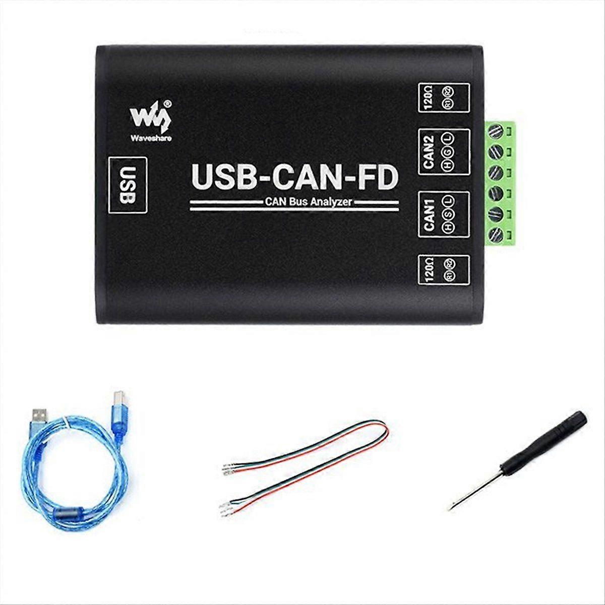 USB to CAN FD Adapter Industrial CAN/CAN FD Bus Analyzer for Enhanced Communication USB-CAN-FD
