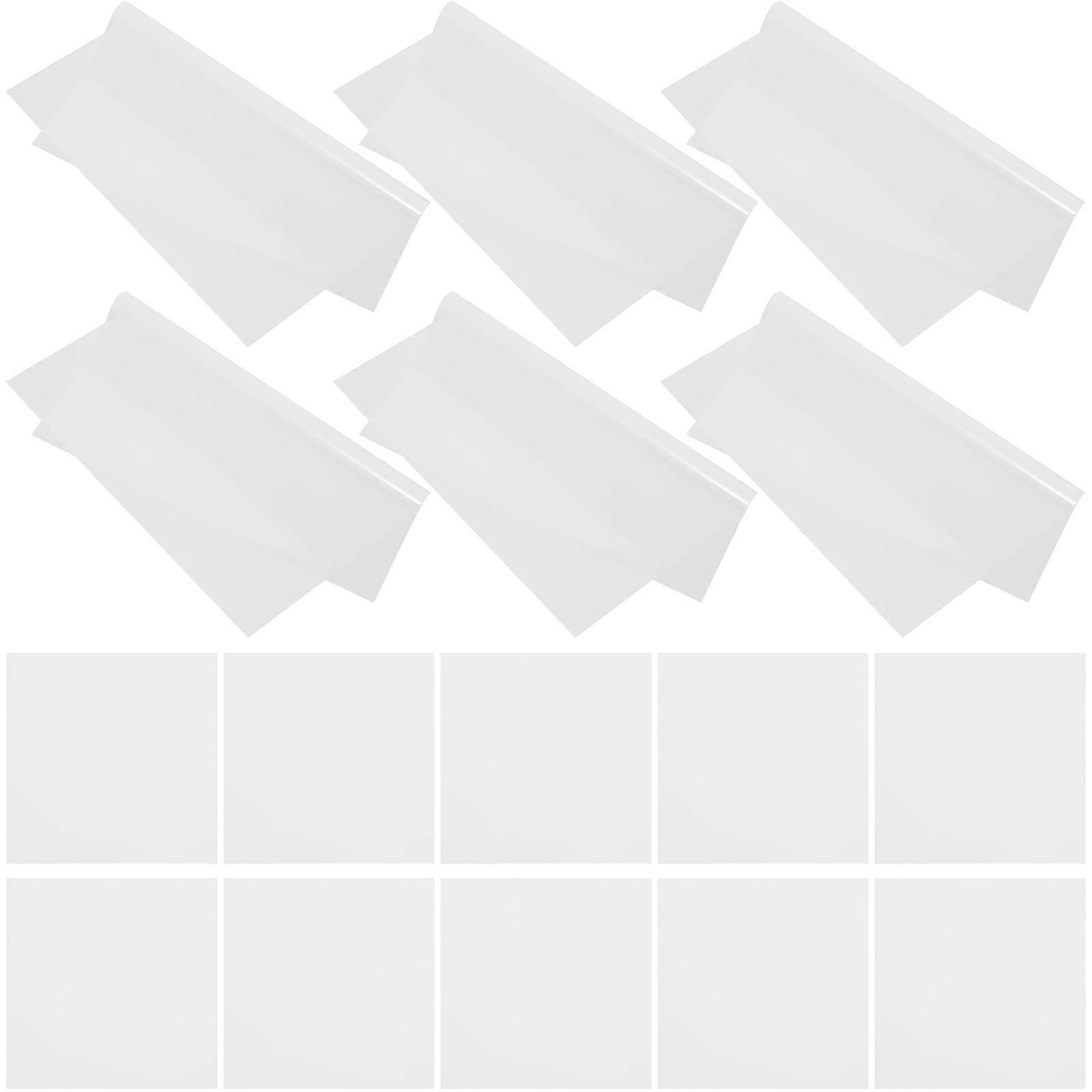 300Pcs Multi-use Cellophane Transparent Gift Wraps Decorative DIY Clear Cellophane Sheets