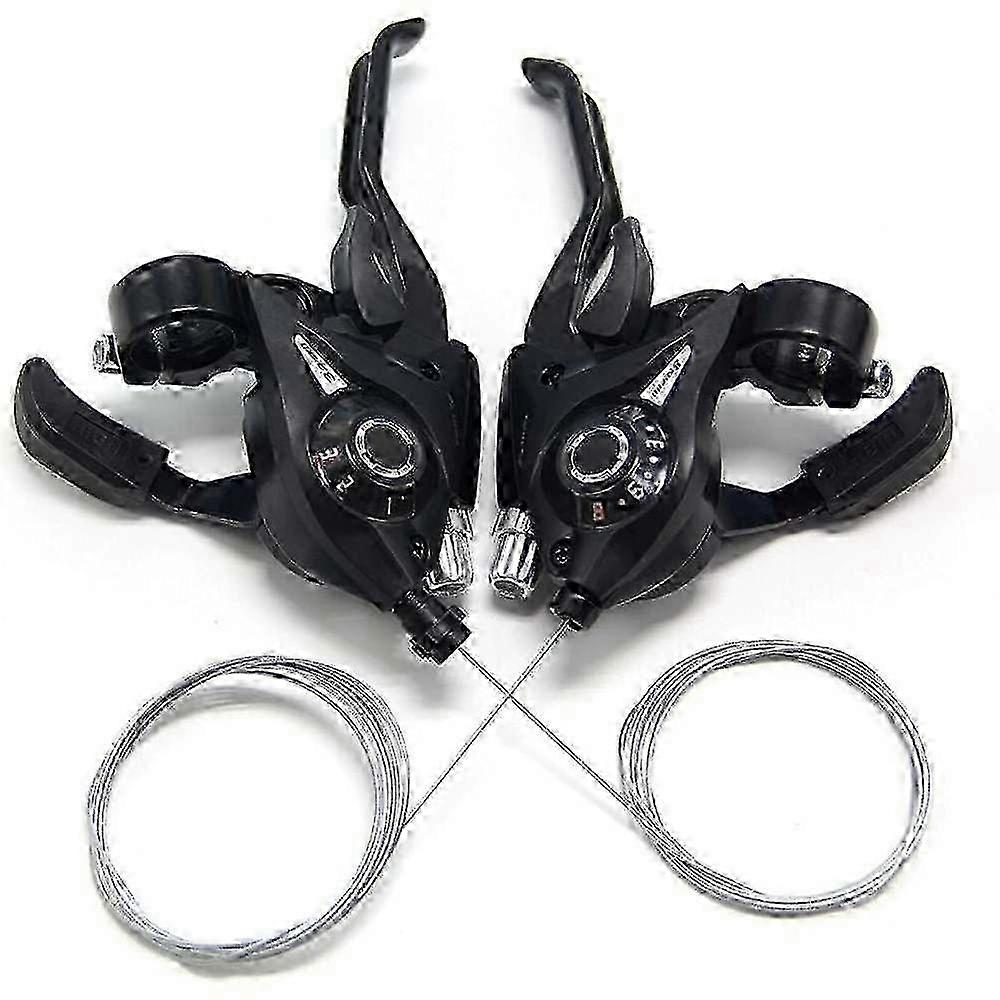 Mountain Bike Gear Shifter, Integrated Design For Easy Control, Quick Installation And Removal Ensures Hassle-Free Setup, 3x8 Speed Transmission