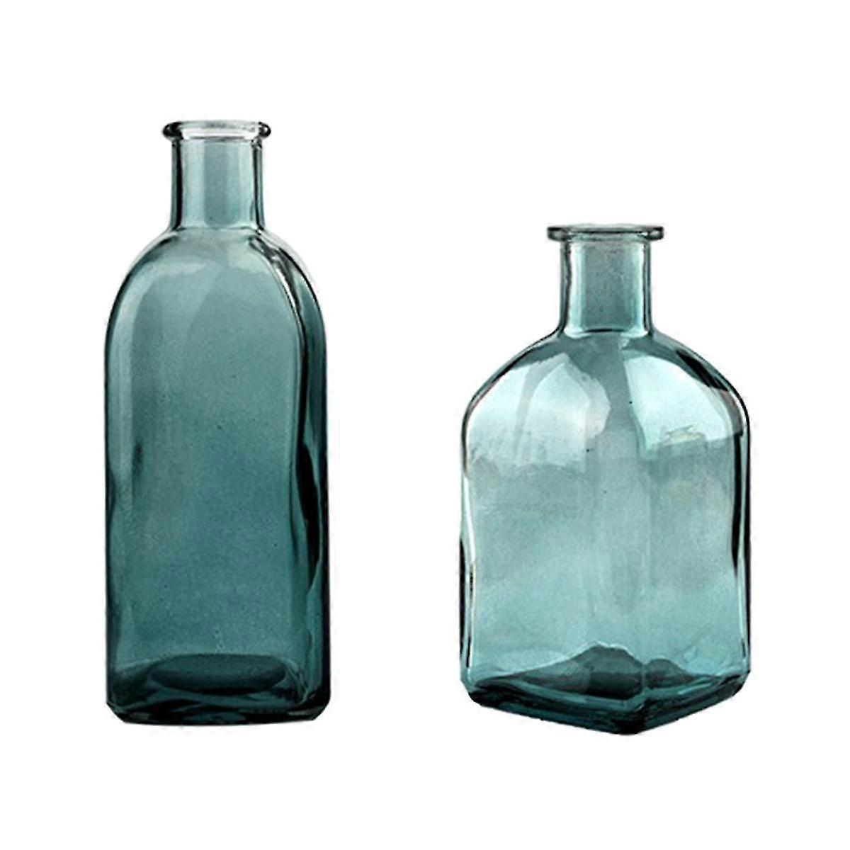 Genomskinliga annonsmaterial Hydroponisk glasflaska bord Hem hantverk prydnader blomma enhet