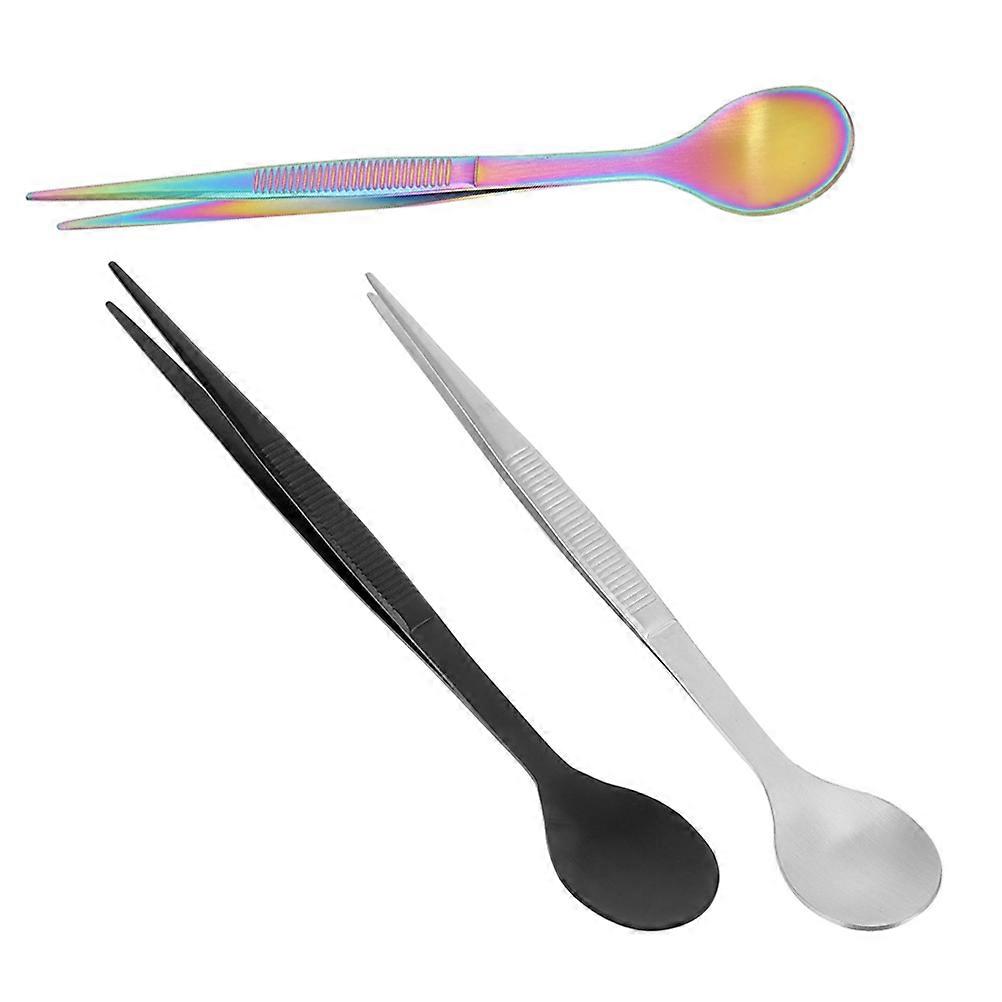 Stainless Tasting Spoons for Flavor Testing and Plating 3Pcs