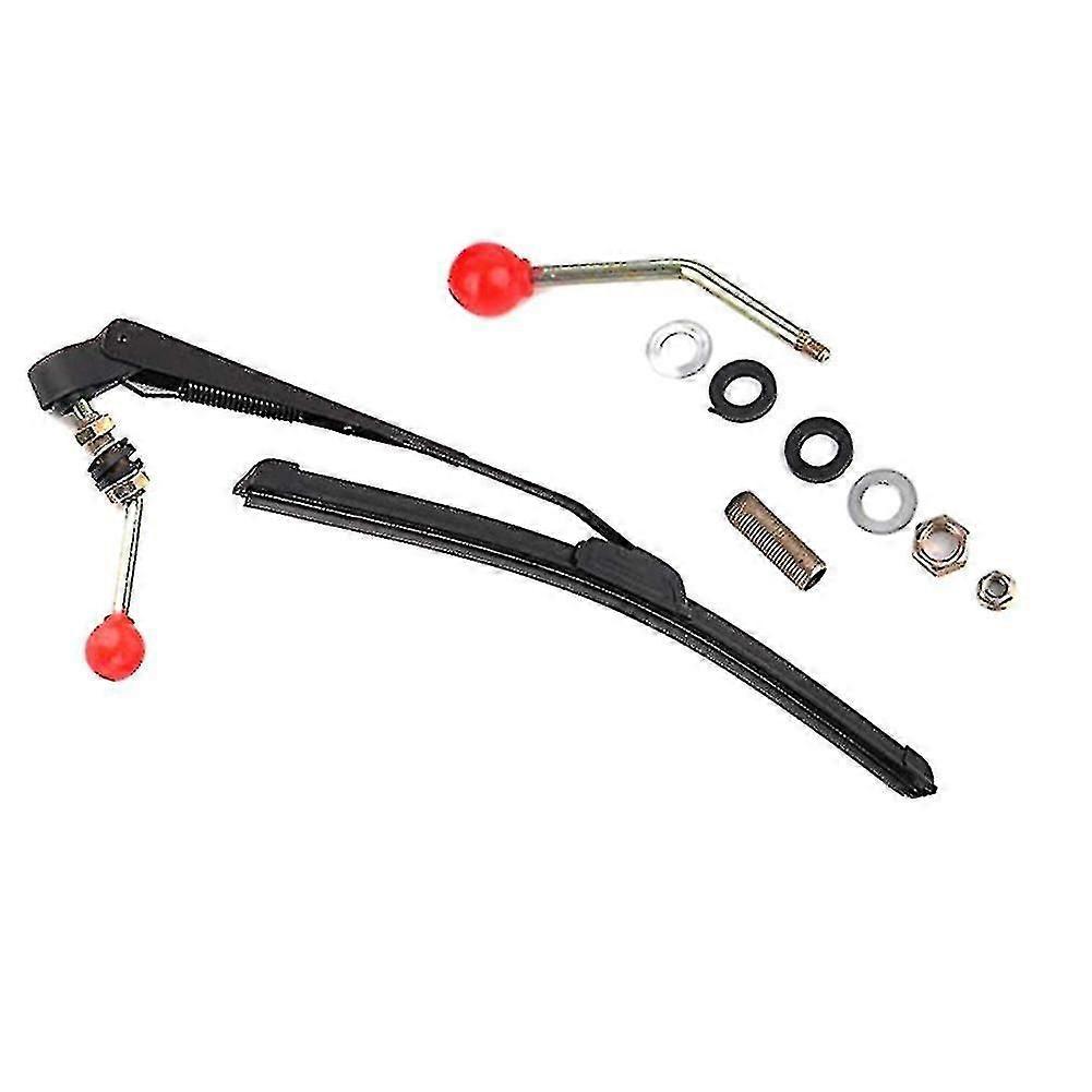 Universal Hand Operated Front Windshield Wiper Car Manual Wipers Kit