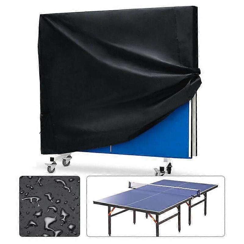 Waterproof Protective Table Tennis Table Cover Dust Cover Black