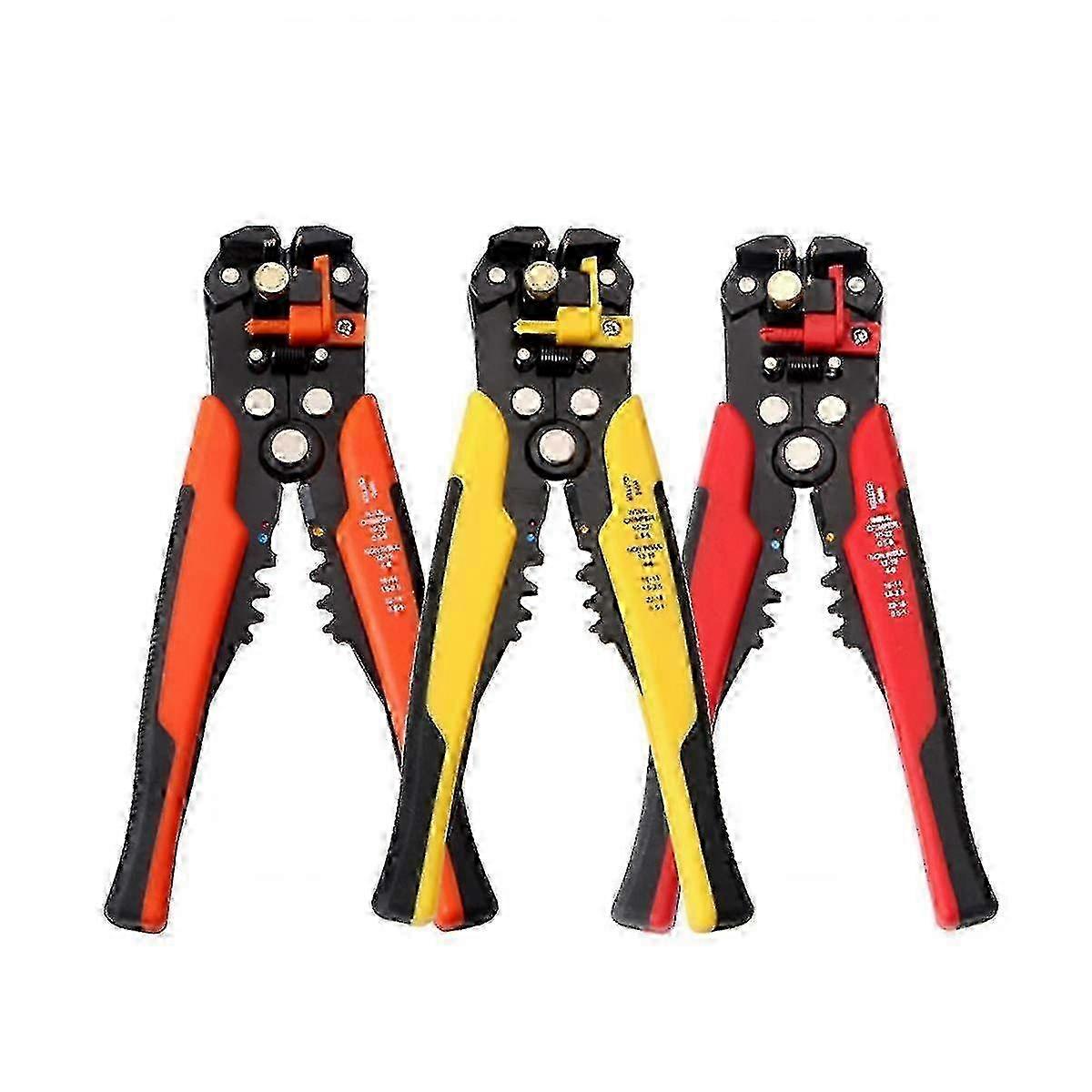 Wire Strippers Electrical Terminal Crimper For Electrical Circuit Distribution Box Repair Pressure Adjust Rotary
