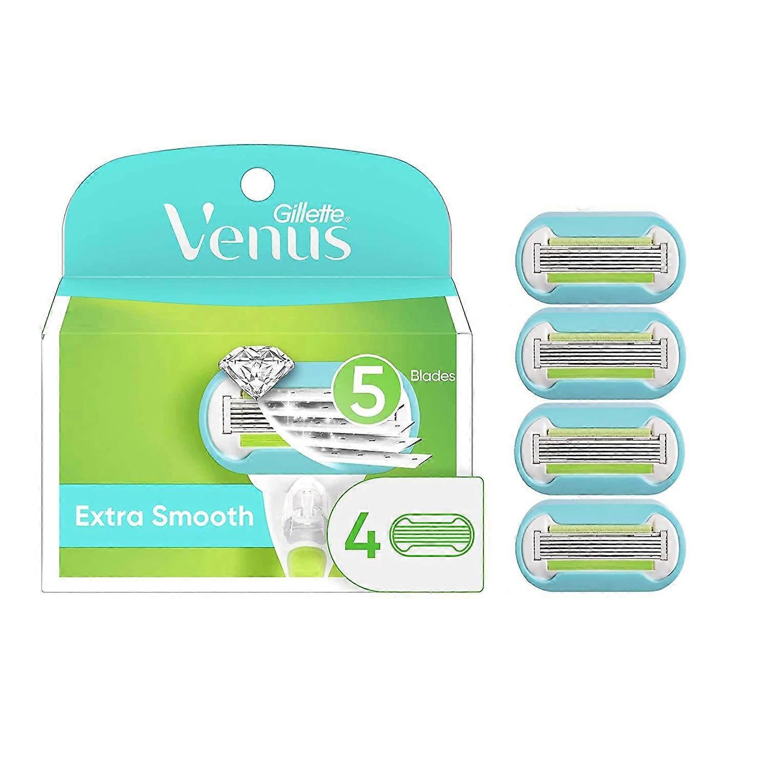 Gillette Venus Embrace Razor Refill Cartridges, 4 Ea