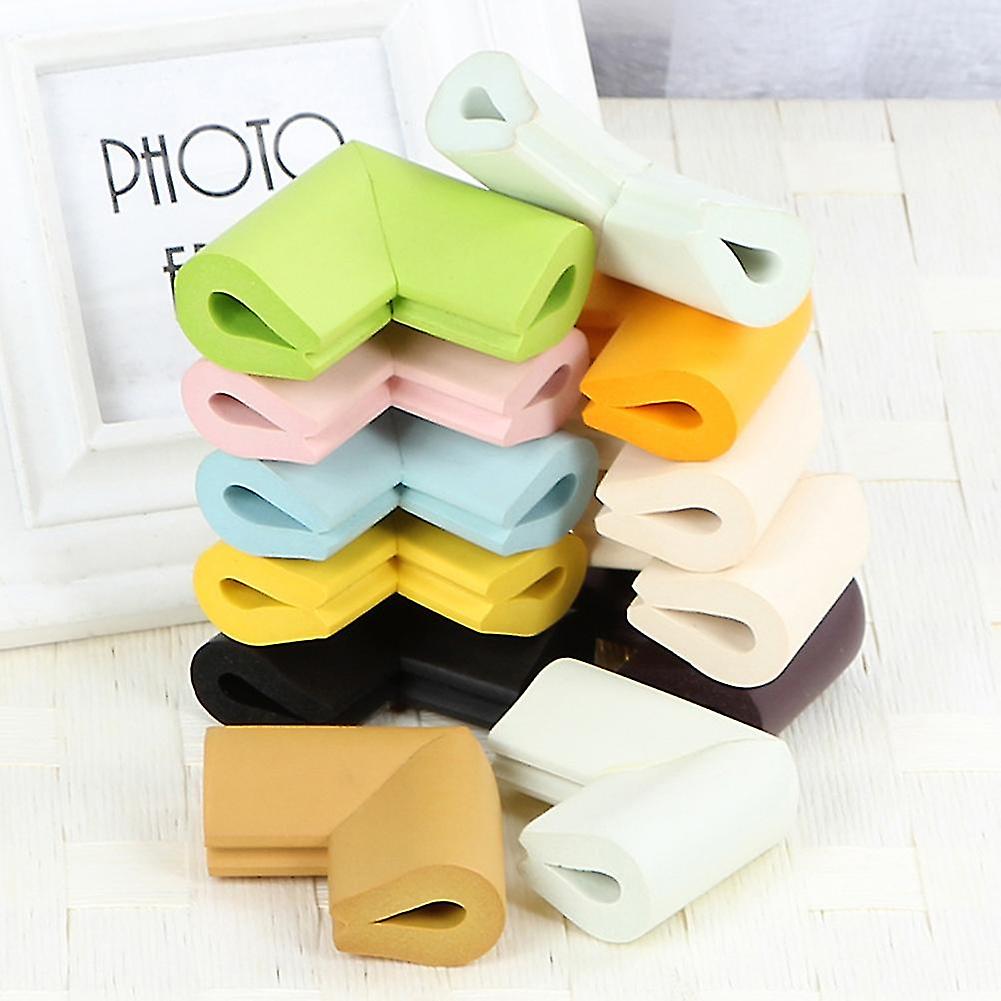Trumsen 4pcs U Shape Safety Baby Anti Collision Table Desk Edge Corner Protector Cover Pink