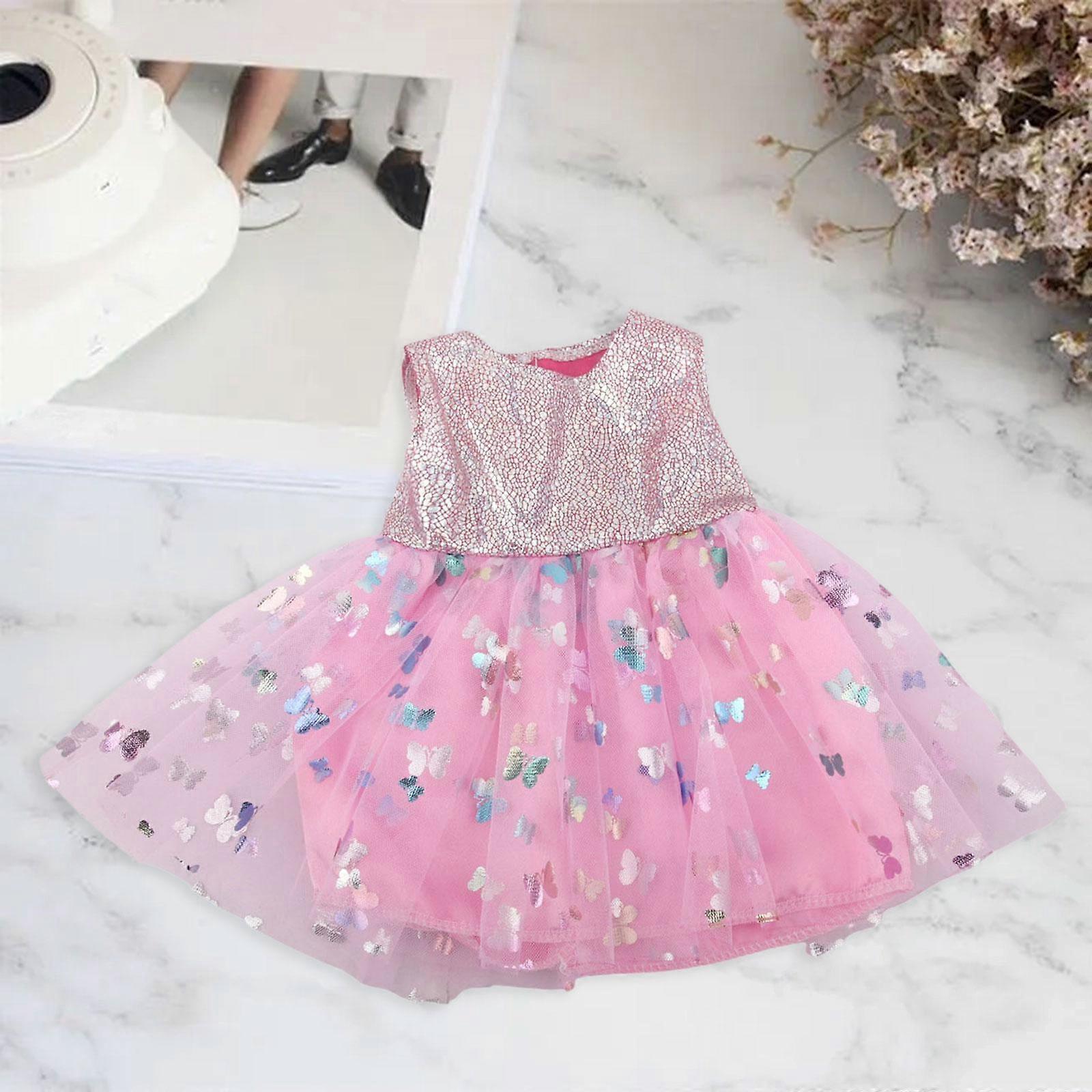 18-tums dockklänning låtsaslek dockkläder för 43 cm dockor julklapp