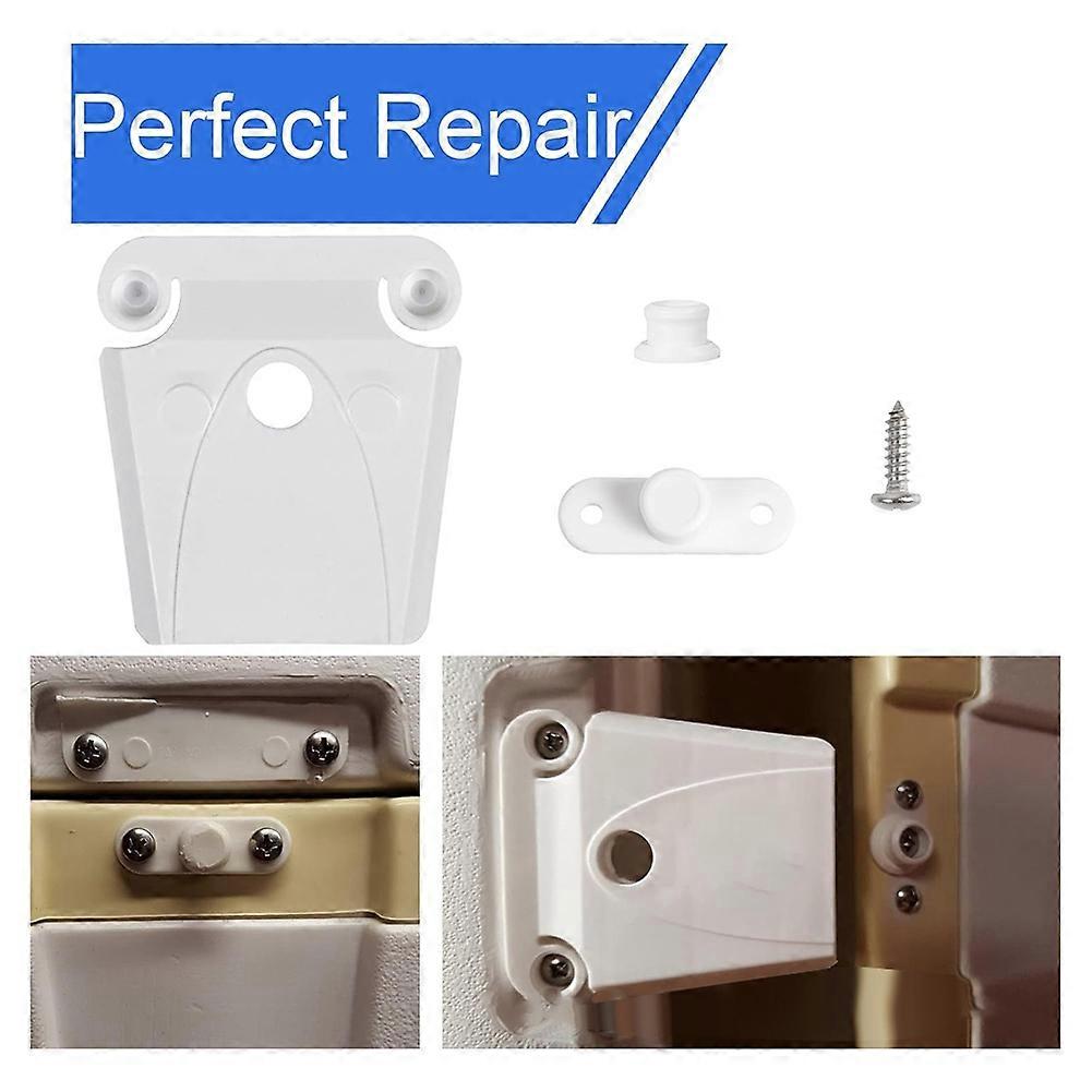 2 Set Cooler Latch Posts and Screws,Replacement Cooler Latch,Plastic Latchs Set Cooler Hinges Kit for IGLOO 50-165QT