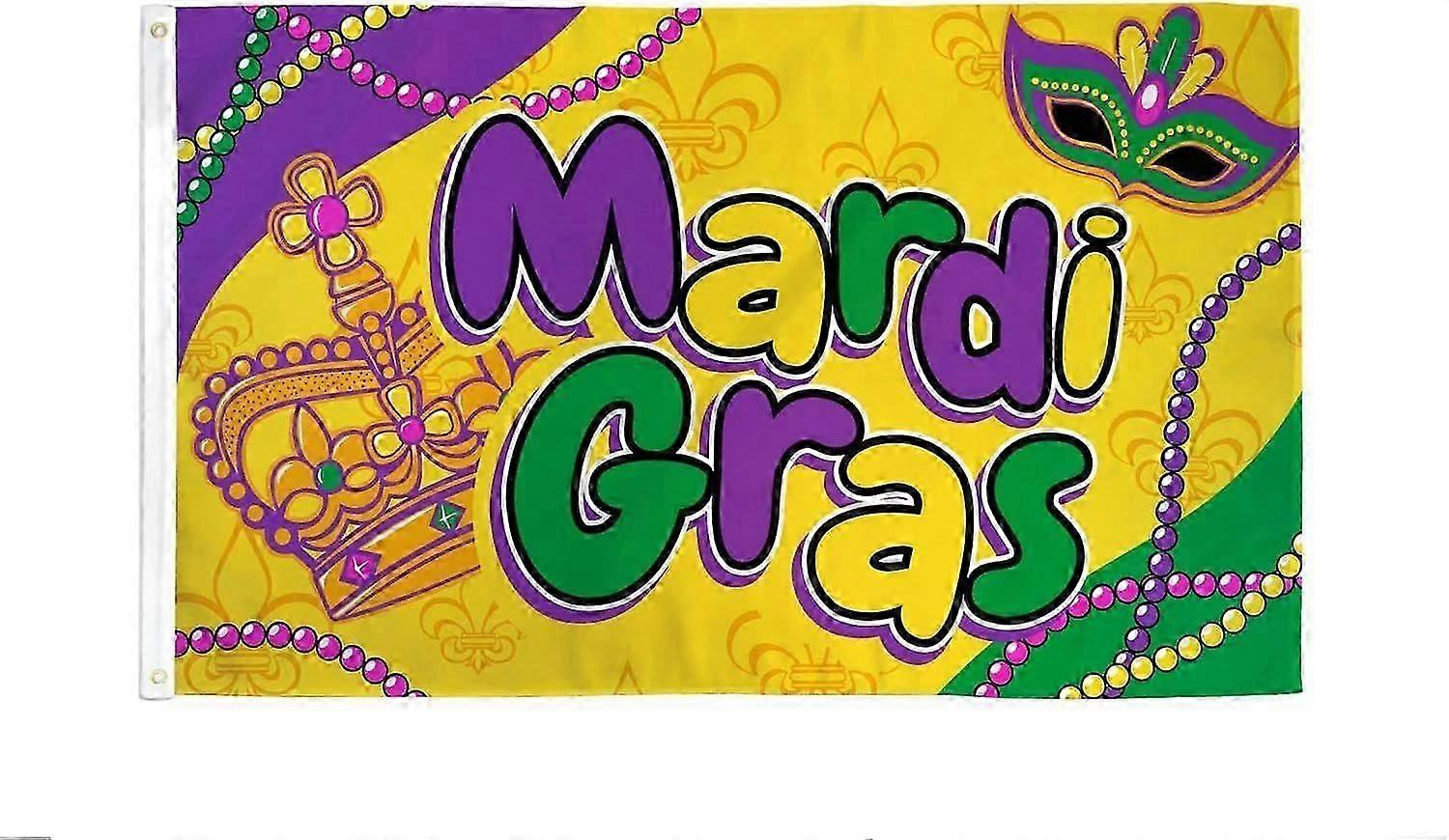 Mardi Gras Beads Flag Mode A-2501