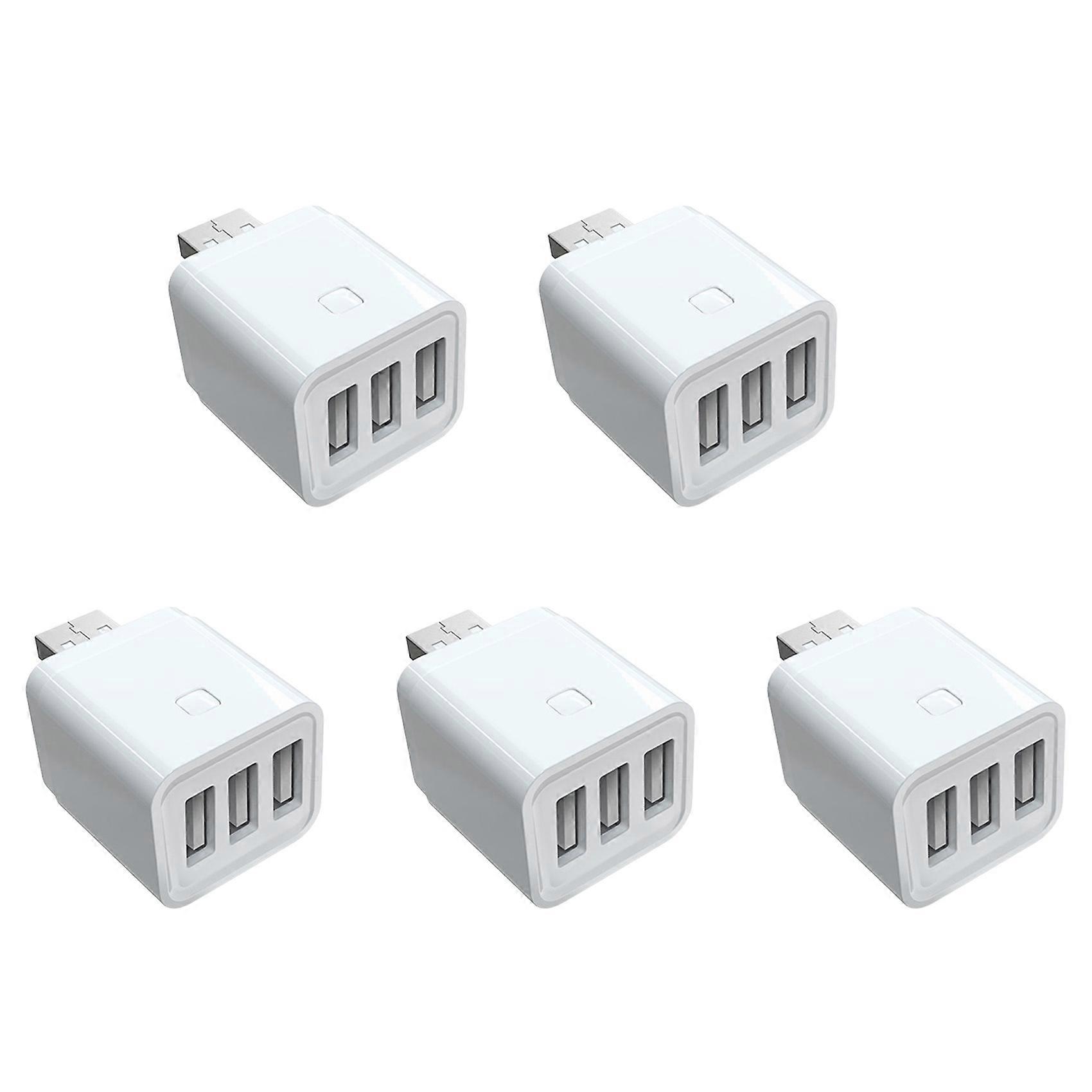 5X Tuya Smart Zigbee 3 USB Adaptor Switch 5V Mini USB Power Adaptor Smart Life Control Via Alexa Yandex