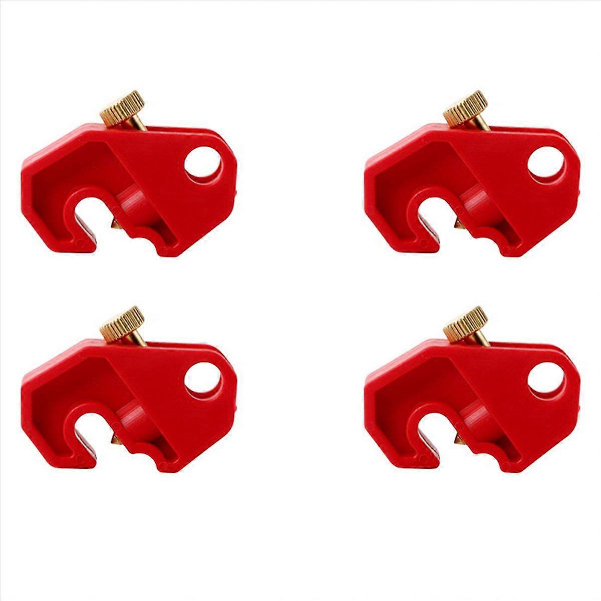 4X Circuit Breaker Lockout Device with Screw Circuit Safety Lock Universal Single and Multi Pole Bre