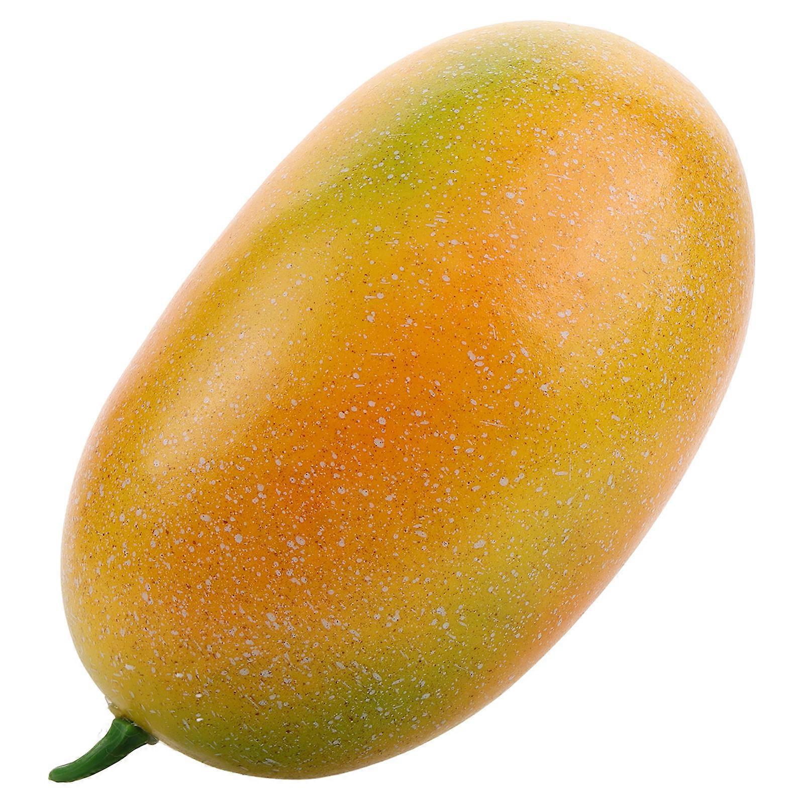 Fake Melon Decor Orange Foam Melon for Photo Prop 2Pcs Model