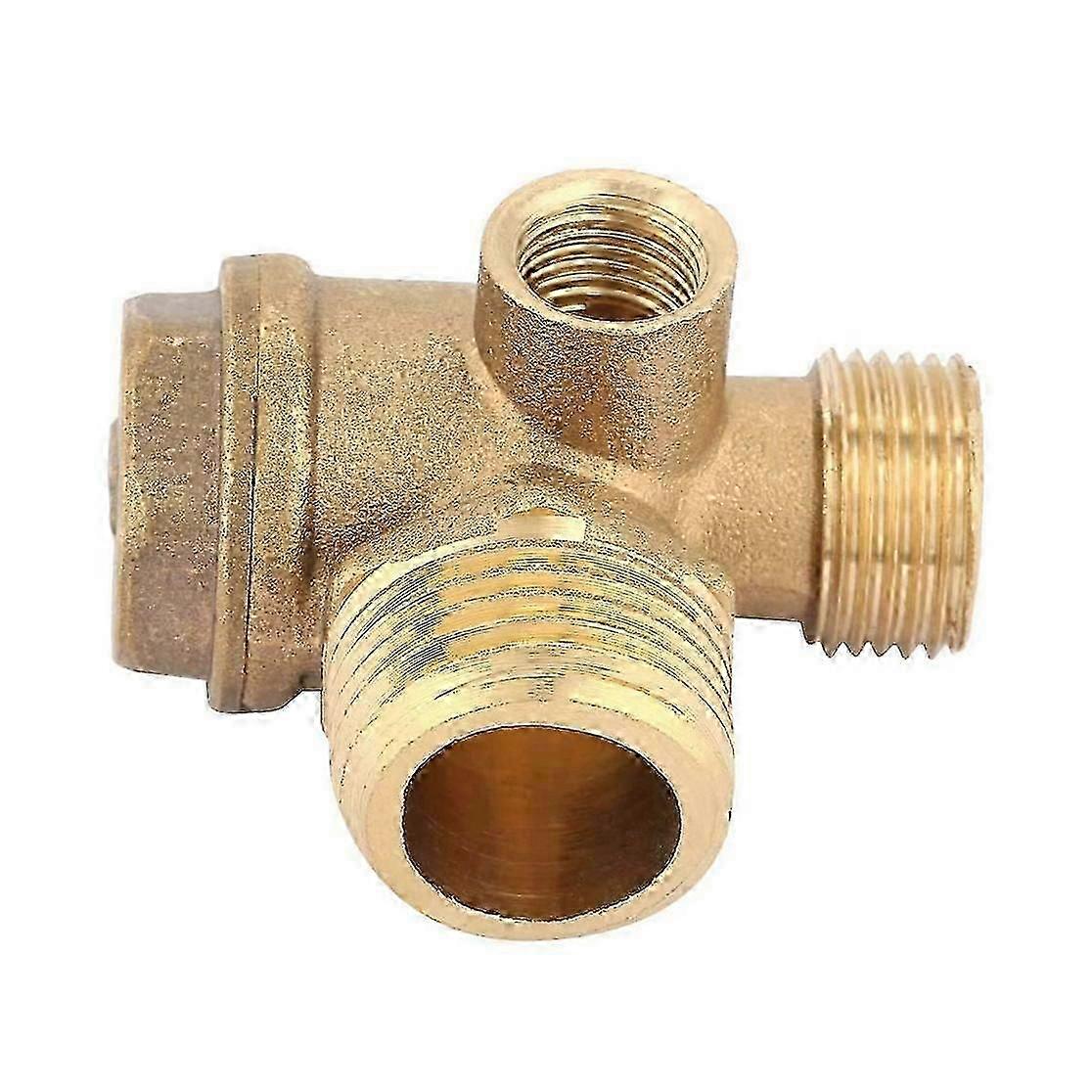 1 Three-Way Air Compressor Check Valve Direct Connection Air Compressor Check Valve,Valve Port: 20m