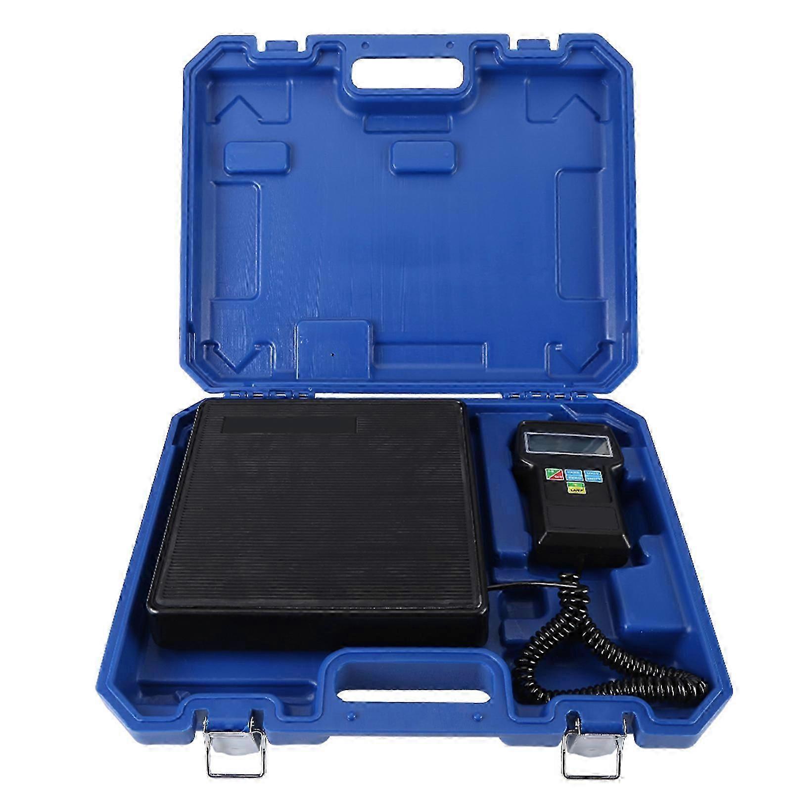 Digital Refrigerant Scale 100KG High Accuracy Portable Design with LCD Display Durable Material for HVAC Maintenance and Repai