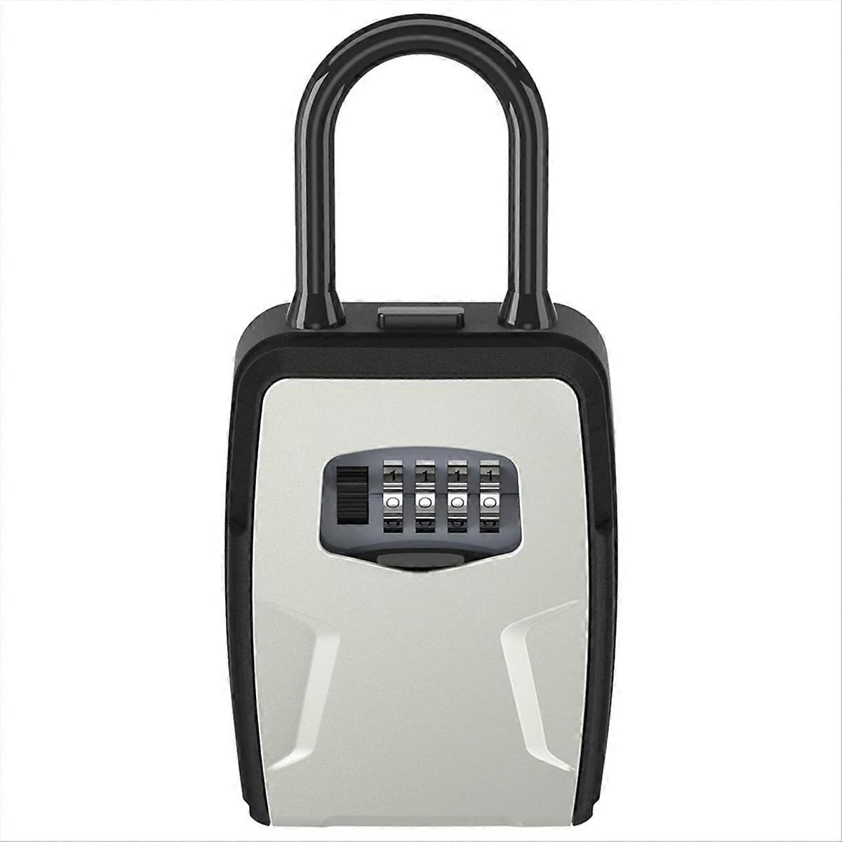 Key Safe Box Wall Mounted Key Lock Safe Box 4 Digit Combination Key Box Code Key Security Box Key Safe Storage Box