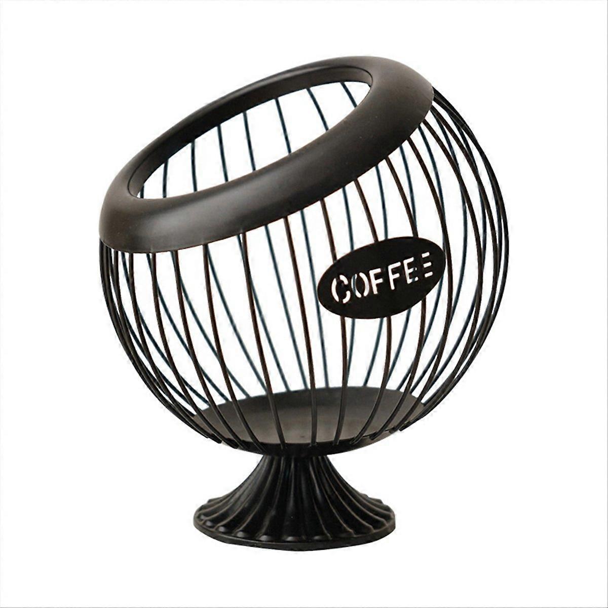 Espresso Capsule Holder Container Counter Coffee Pod Holder Black