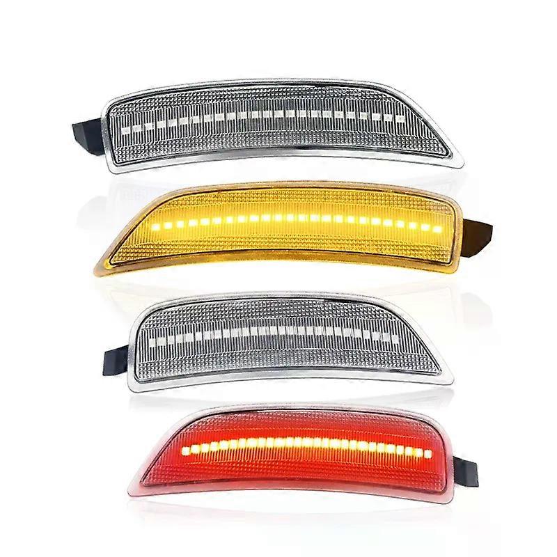 Front Amber Rear Red LED Side Fender Reflector Light Side Marker Lamp For Mazda Miata MX-5 2016 2017 2018 2019 2020