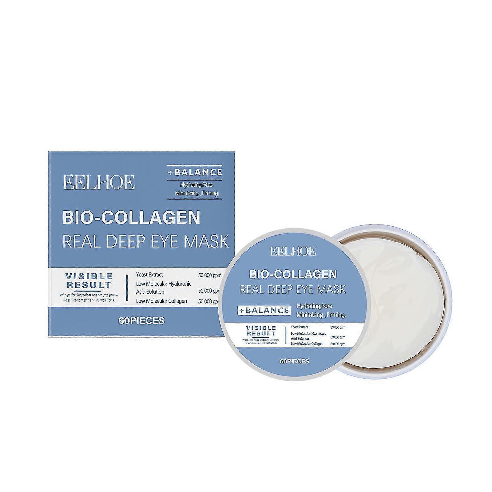 Collagen Eye Mask - Hydrating & Moisturizing Patches with Hyaluronic Acid & Niacinamide for Smooth Skin