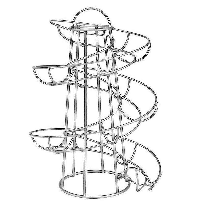 Spiral Egg Holder Stand Rack Storage Holds Practical Kitchen Tool