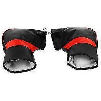 1 Pair Winter Motorcycle Handlebar Mitt Rainproof Windproof Thickened Gloves
