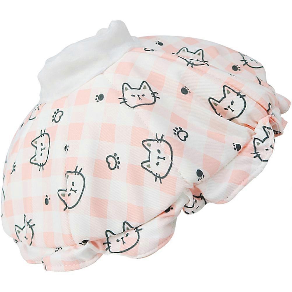 Adjustable Cat Recovery Collar for After Surgery Waterproof Fabric