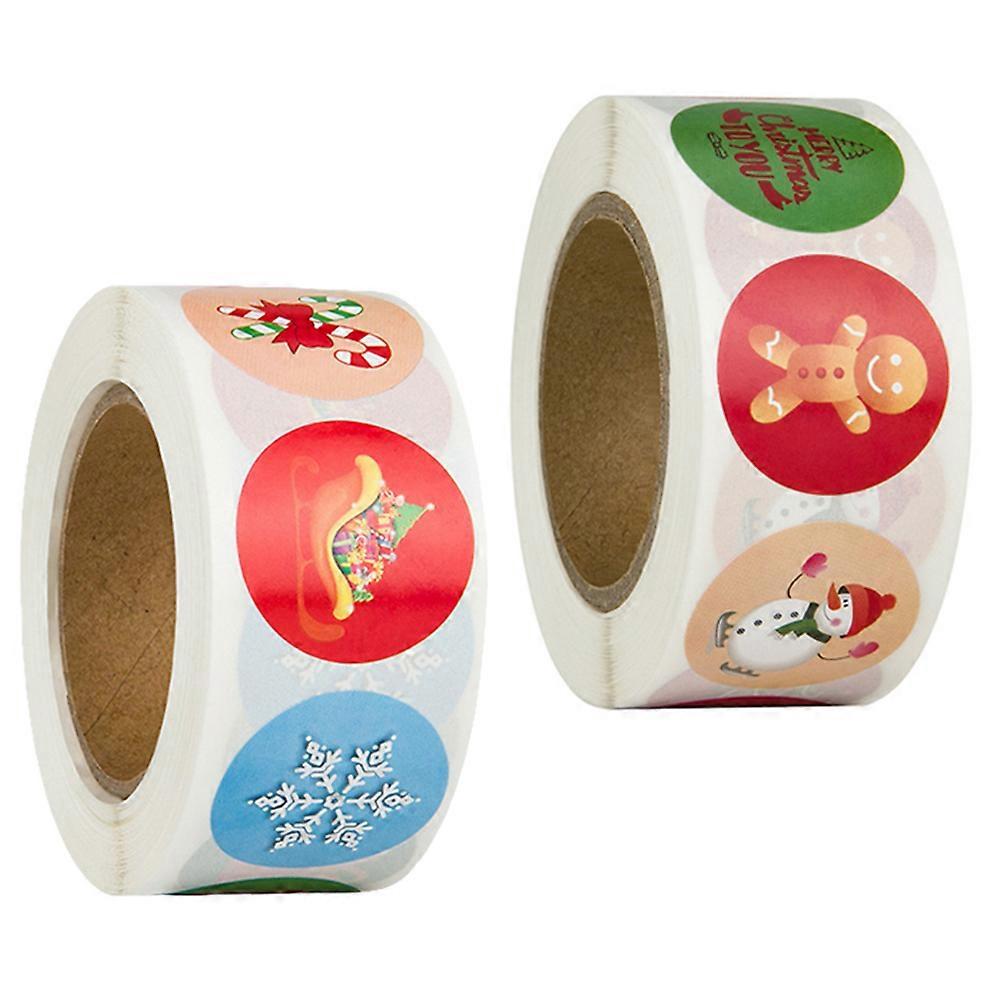 Craft Seal Stickers Party Invitations Greeting Cards Square Assorted Color Easy to Tear Off 2 Rolls