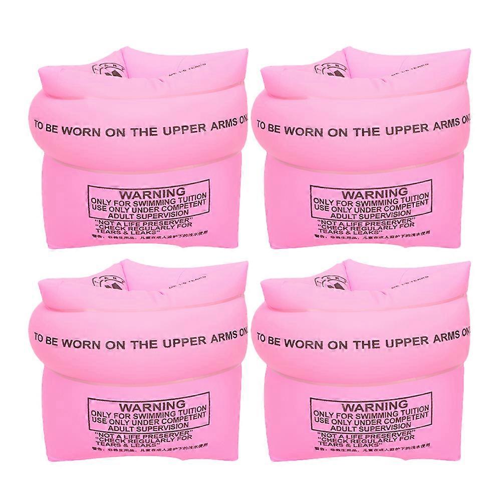 Arm Floaties Kids Float Ring for Swimming 4Pcs Inflatable Water Armbands