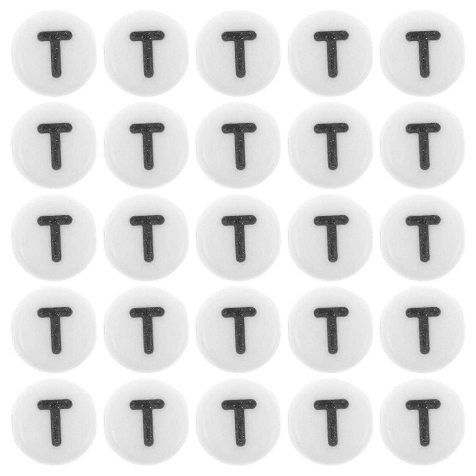 Plastic Letter Beads DIY Craft Bracelet Beads Multi-Functional 500Pcs