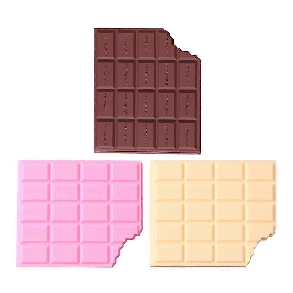 3Pcs Chocolate Memo Pads Creative Pocket Notepad for Office Writing