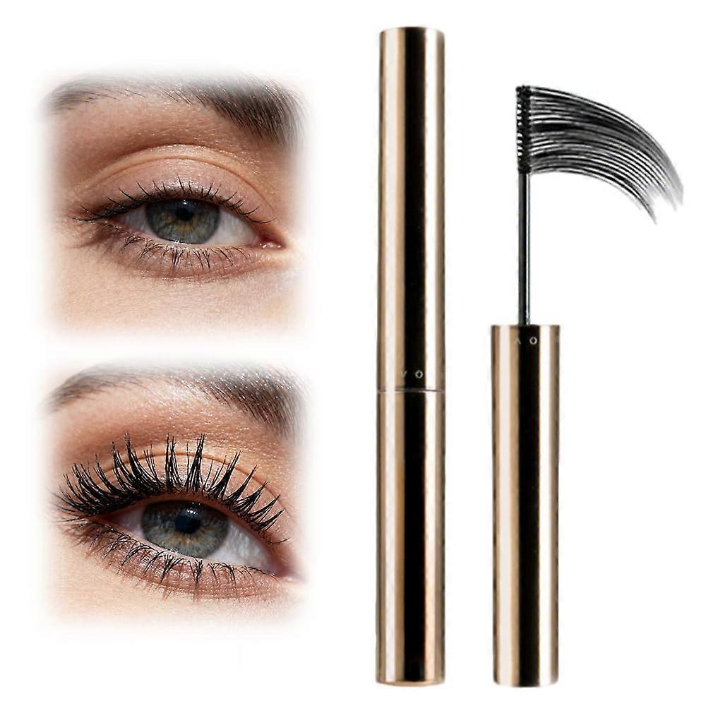 Waterproof Curling Mascara with RapidDry Formula and Metal Wand, Smudge Proof, LongLasting Black
