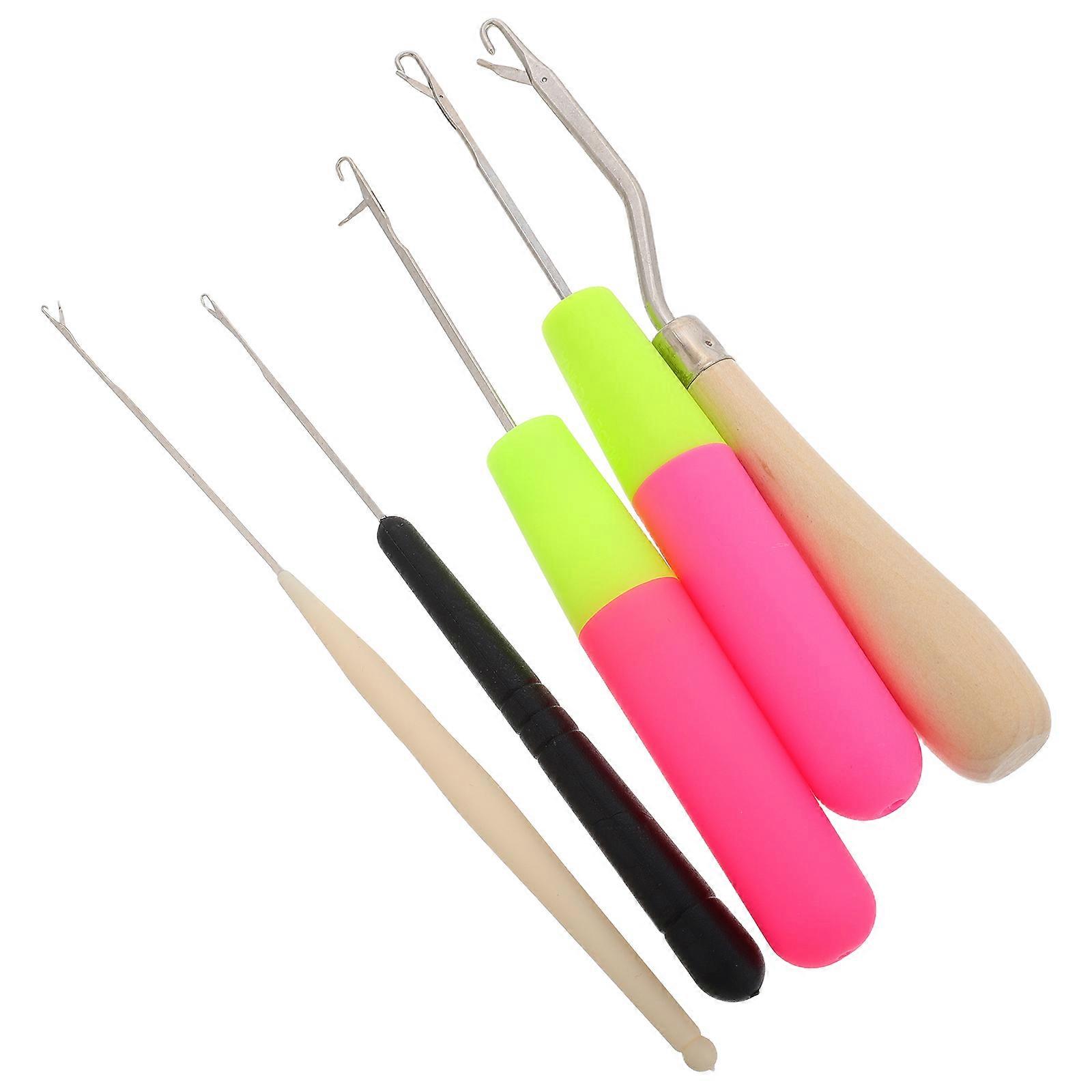 Hair Crochet Hook Tool for Braids 1Set Assorted Color Durable Material