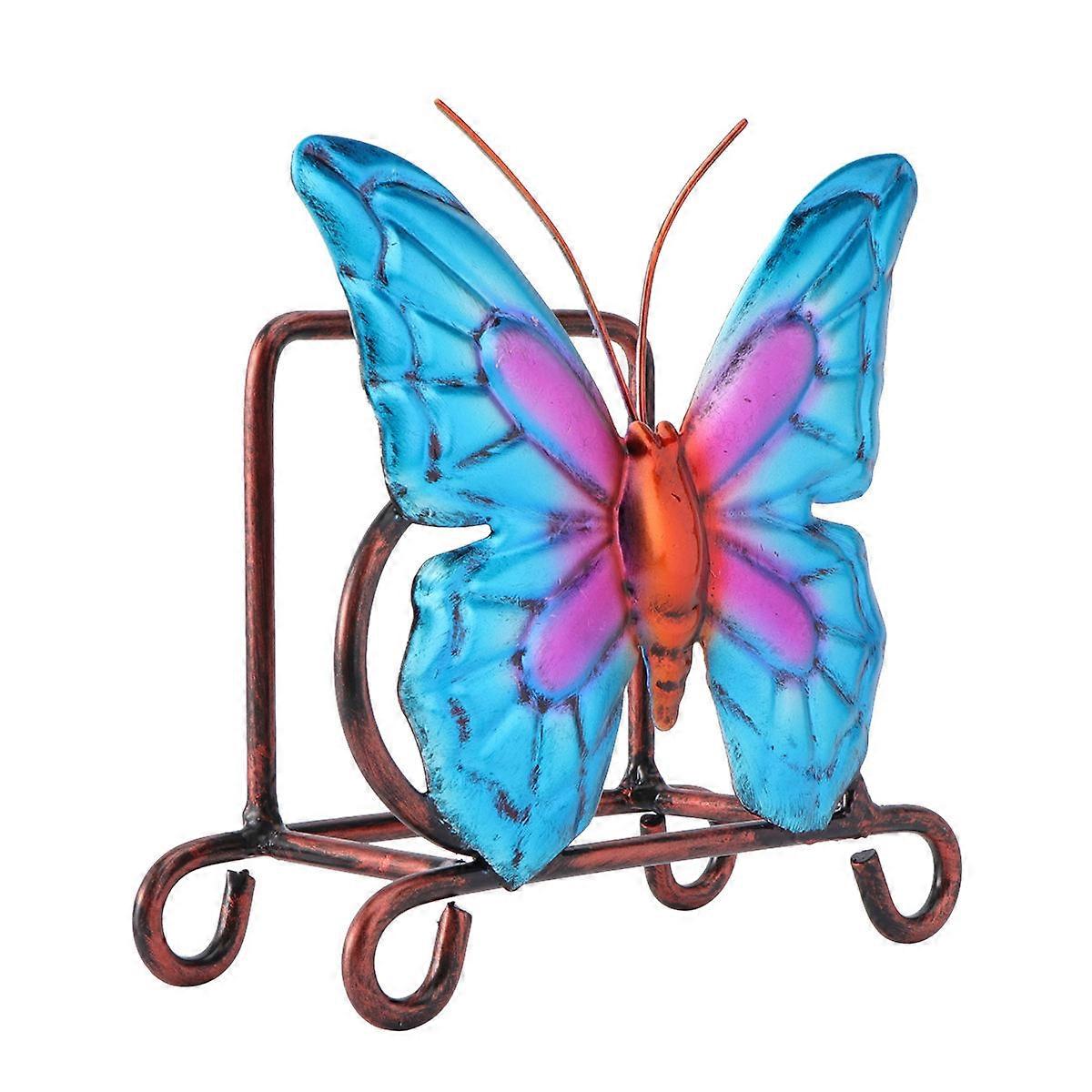 Paper Towel Holder Paper Rack for Storage 2Pcs Blue Creative Shape