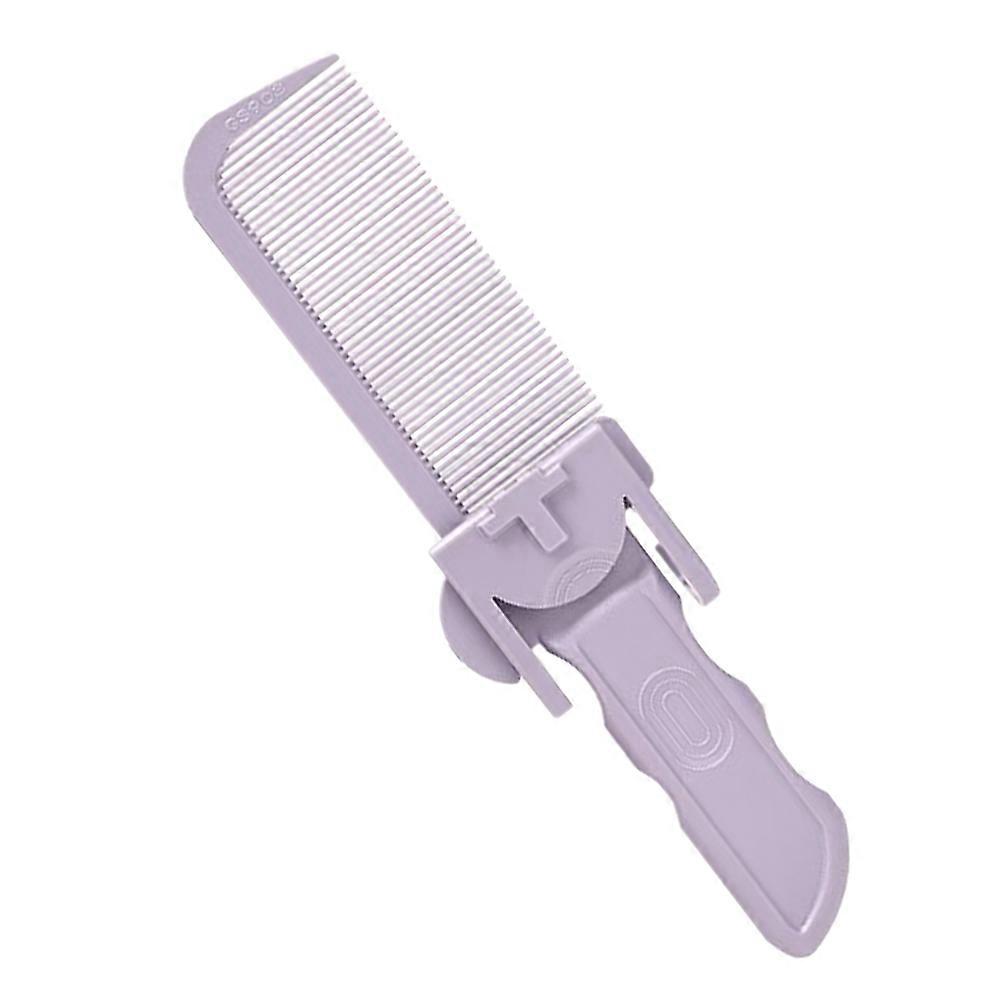Barber Combs Cutting Comb for Haircut Use 5Pcs Lavender Plastic Material