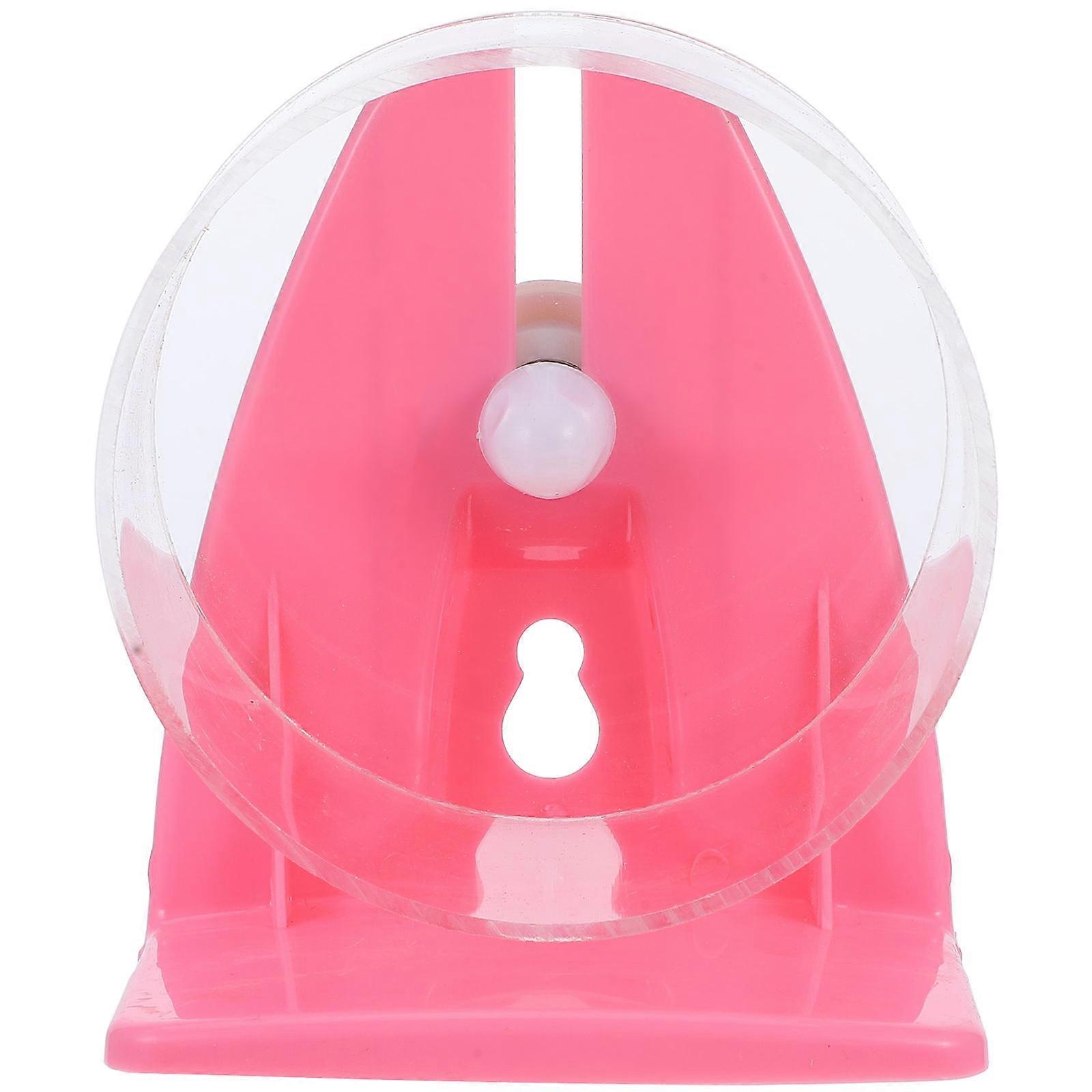 Pink Acrylic Hamster Useful Running Wheel for Exercise 1Pcs Supply
