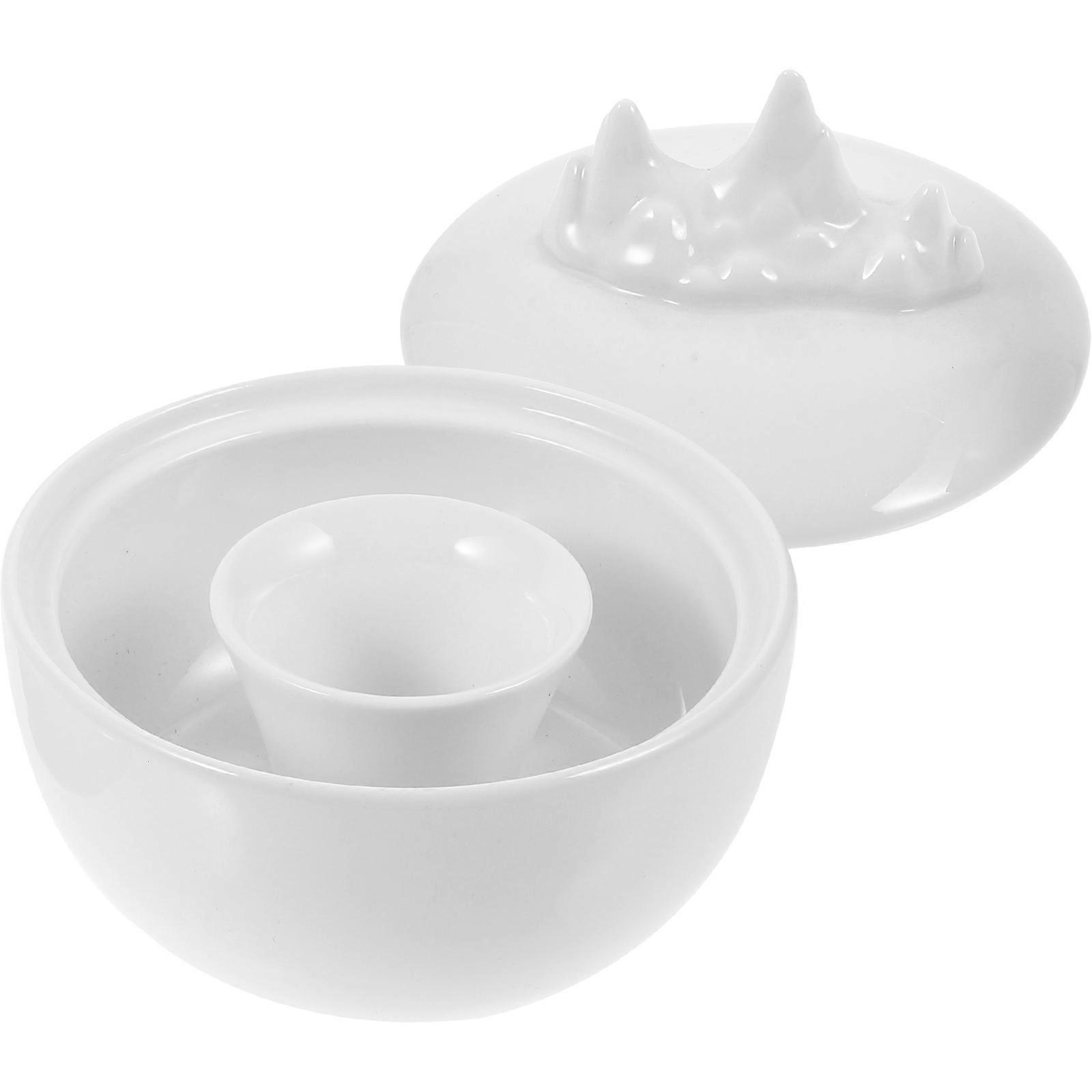 Hemoton Preserve Inkslab Covered Inkslab with Lid for Drawing