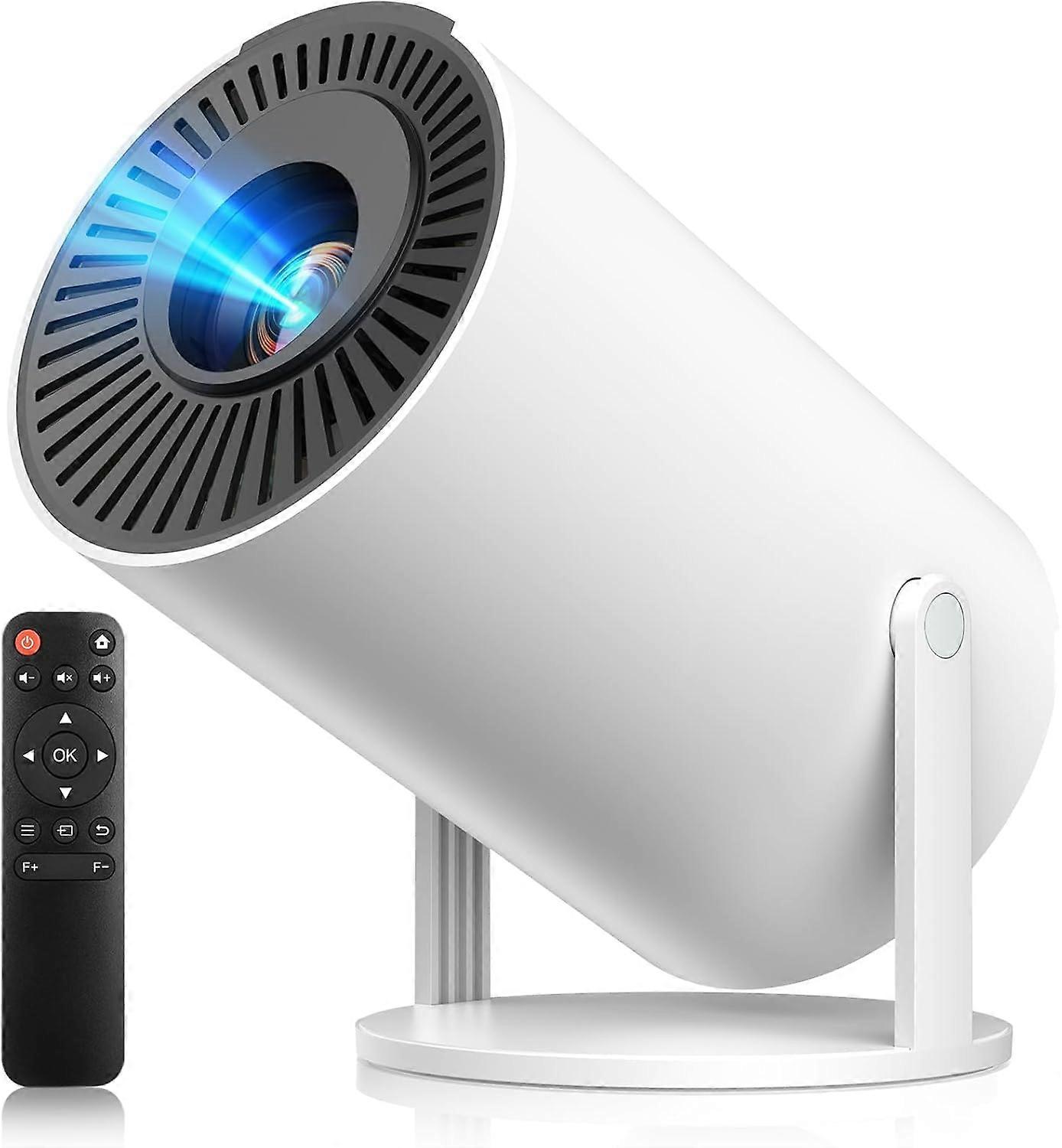 1080P WiFi Bluetooth Projector with Auto Keystone, HiFi Speakers, Outdoor Movie for Home and PS5