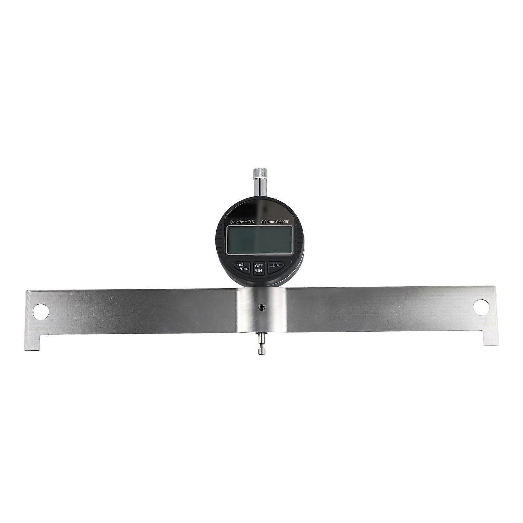Guitar Neck Relief Gauge with Dial Indicator for Precise Curvature Measurement and Durable Build