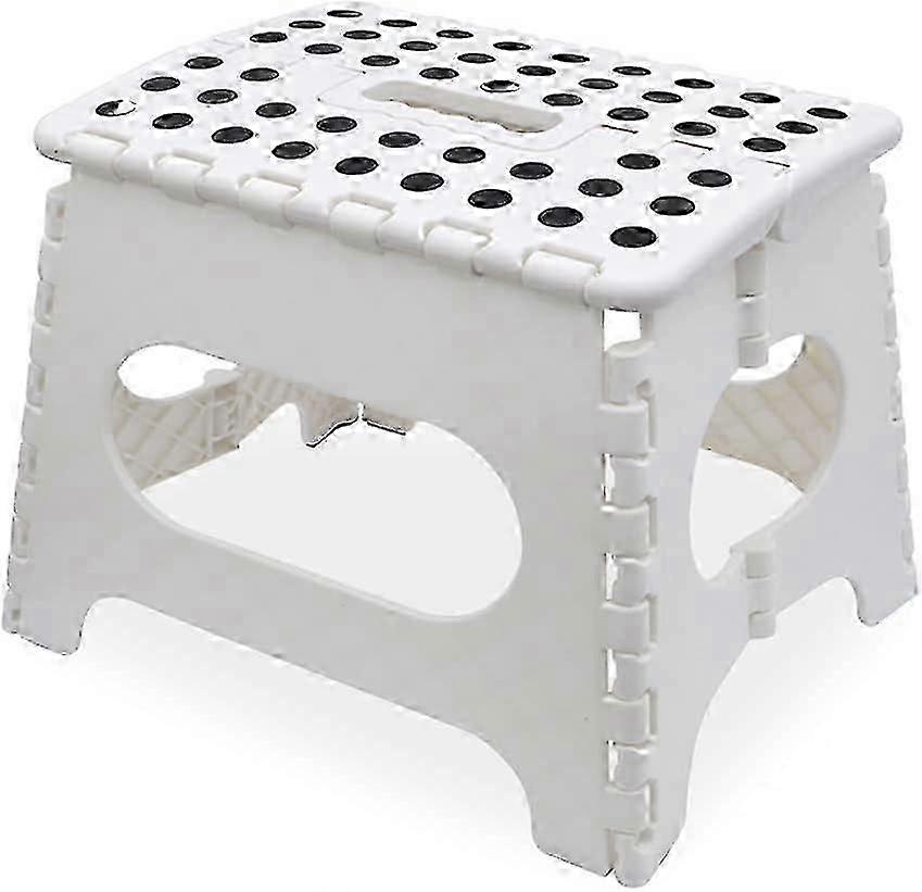 Folding Step Stool, Lightweight, Kitchen and Bathroom Use
