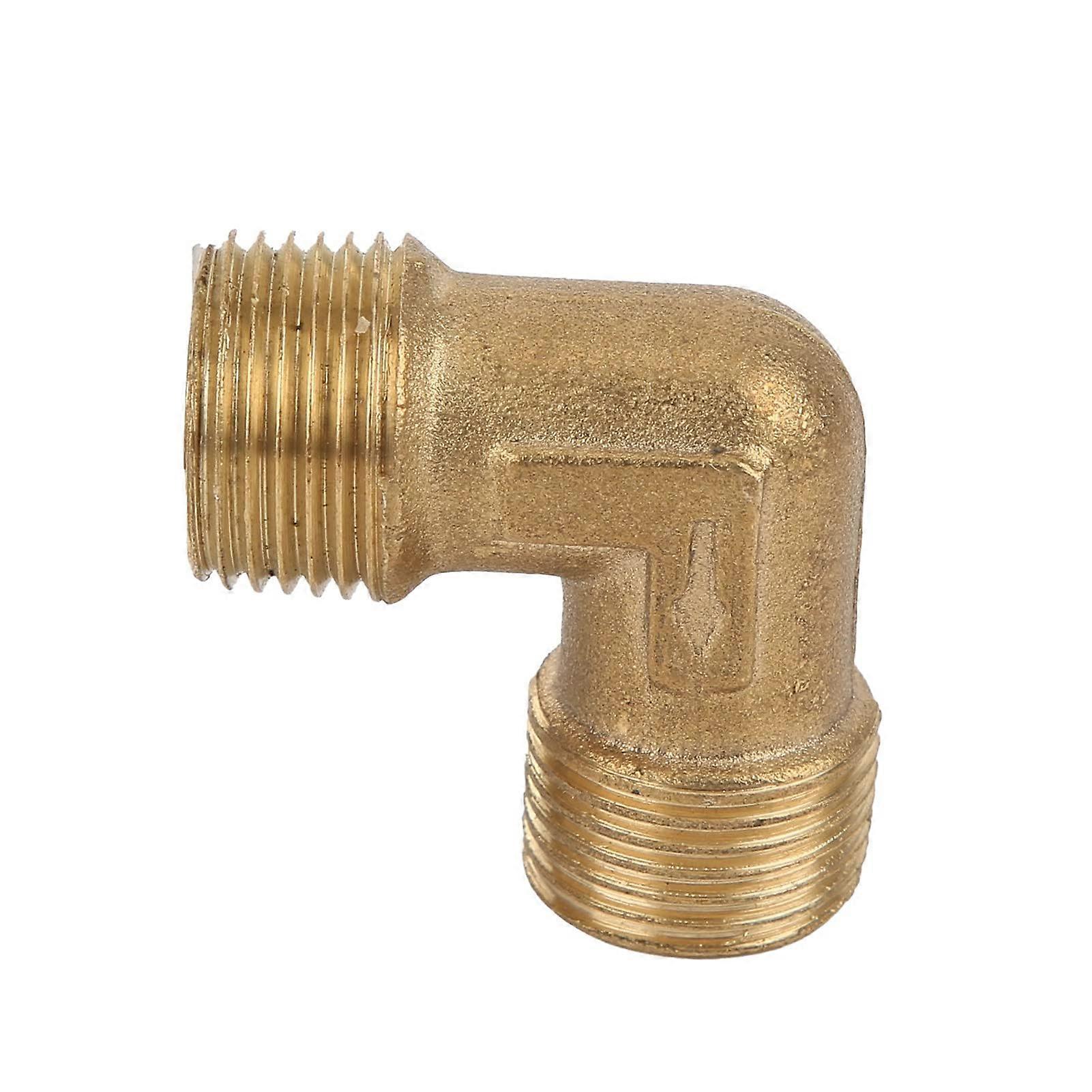 Brass Elbow Fitting G3/8 Right Angle Pipe Connector for Air Compressor  Pressure LeakResistant