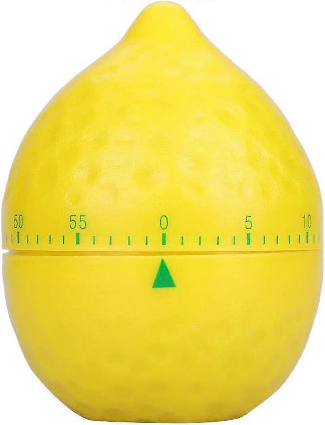 Mechanical Kitchen Timer, Child Timer, Lemon-Shaped Mechanical Cooking Timer with Manual Counters