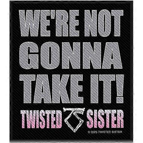 Twisted Sister We're Not Gonna Take It Patch