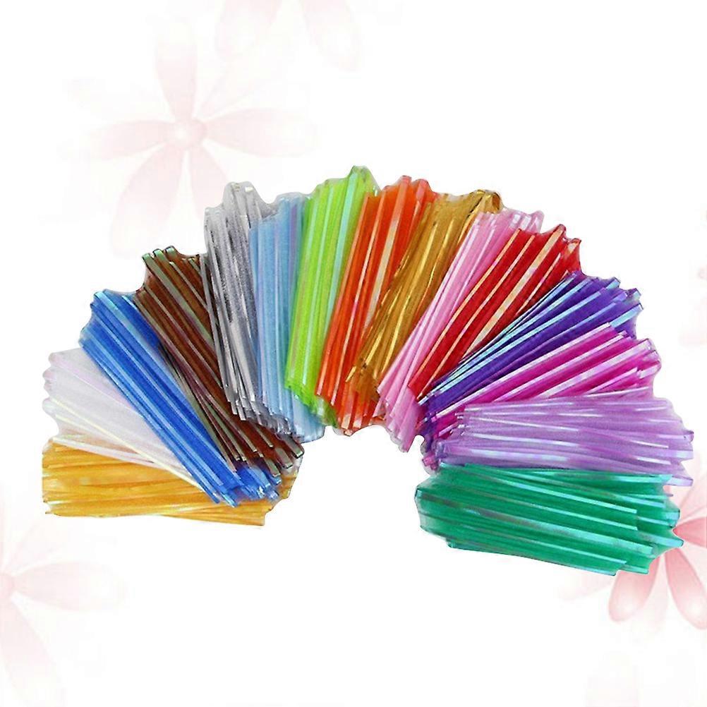 9Pcs Pull Bows Ball Decoration Snow Yarn Assorted Color Ribbon Strings