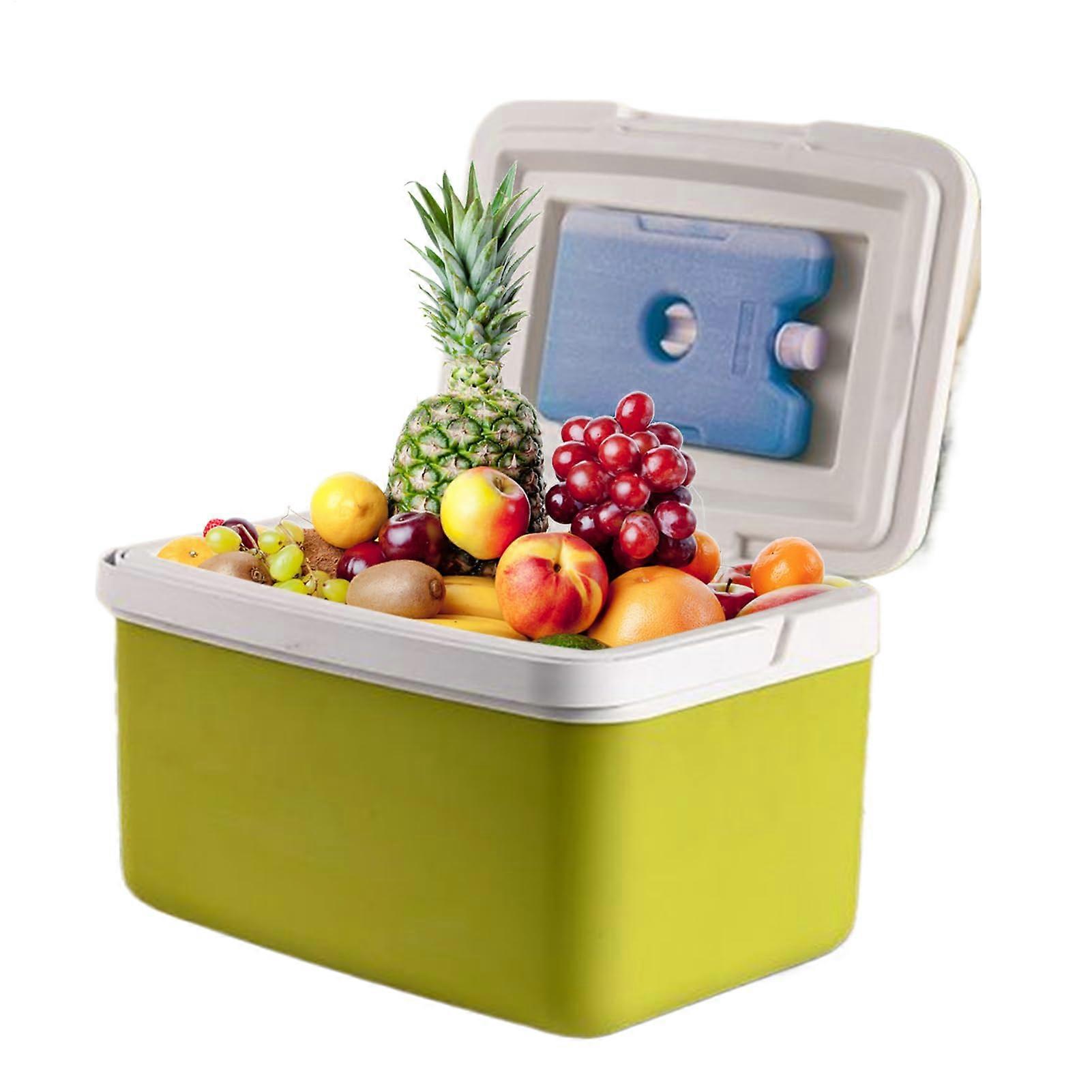 Camping Cooler Box 9L Large Capacity Leakproof Design for Drinks and Snacks with Ice Pack