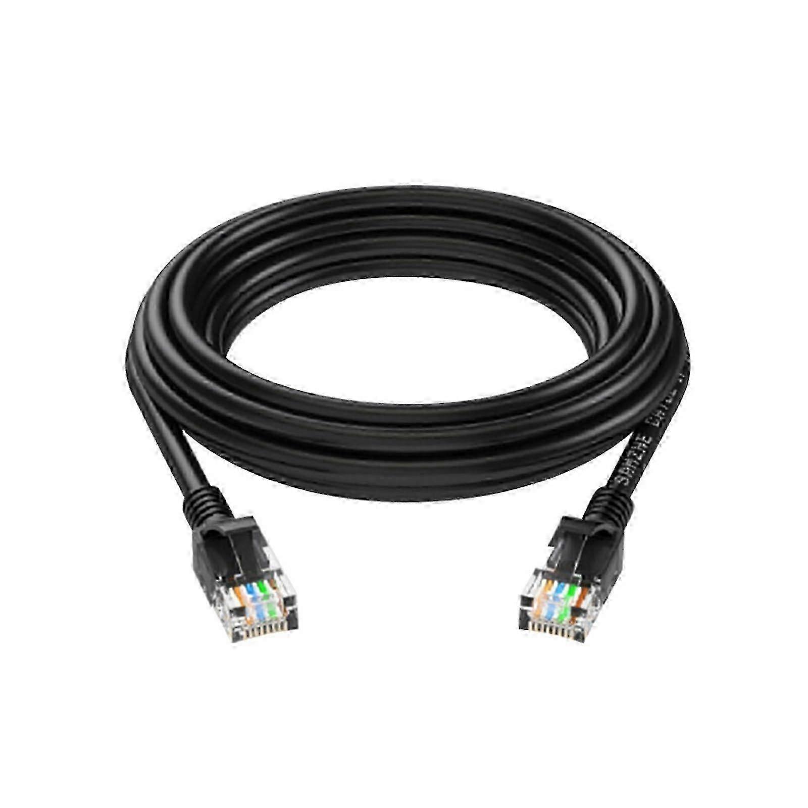 25-26 1PC Black RJ45 CAT-5 Ethernet Cord LAN Network Patch Cable Compatible Patch Cord Fit Compatible Computer Multiple Specifications Cables (Size :