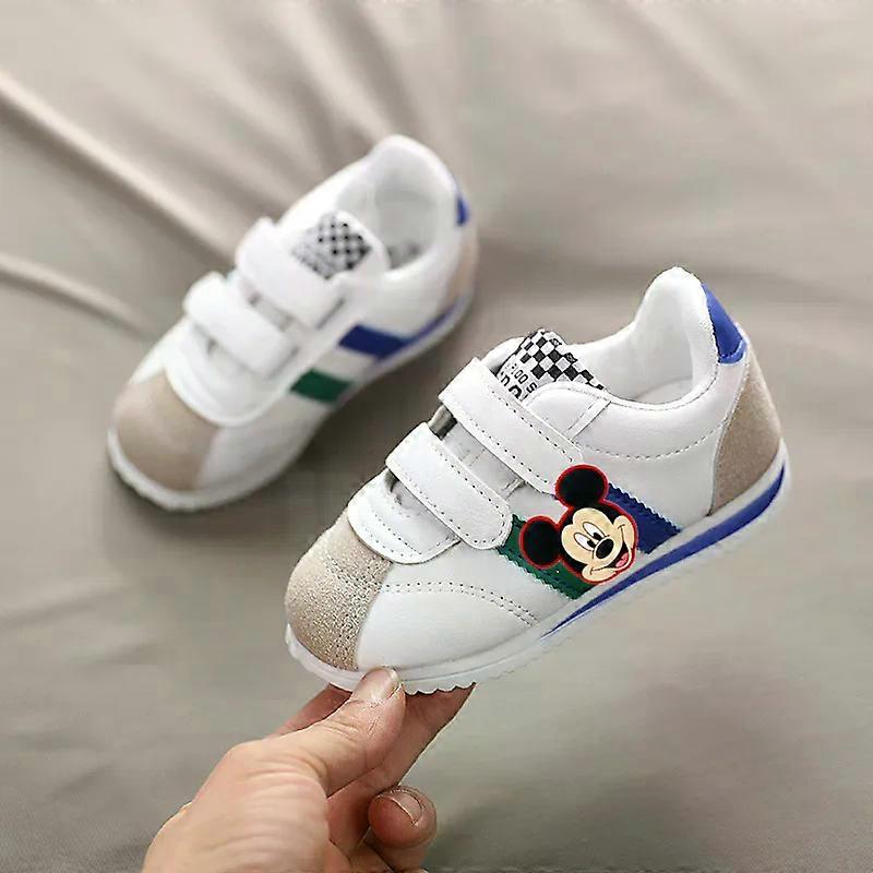 Disney Spring fall New Soft Sole Casual Shoes for Boys Kids Sneakers Non-slip Running Shoes mickey mouse  Baby Toddler Shoes