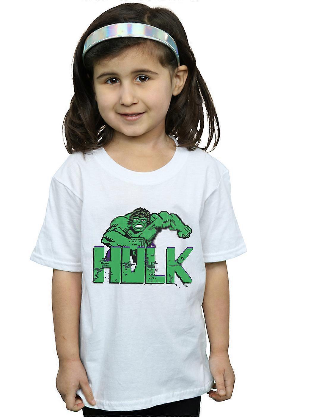 Marvel dievčatá Hulk pixelated tričko