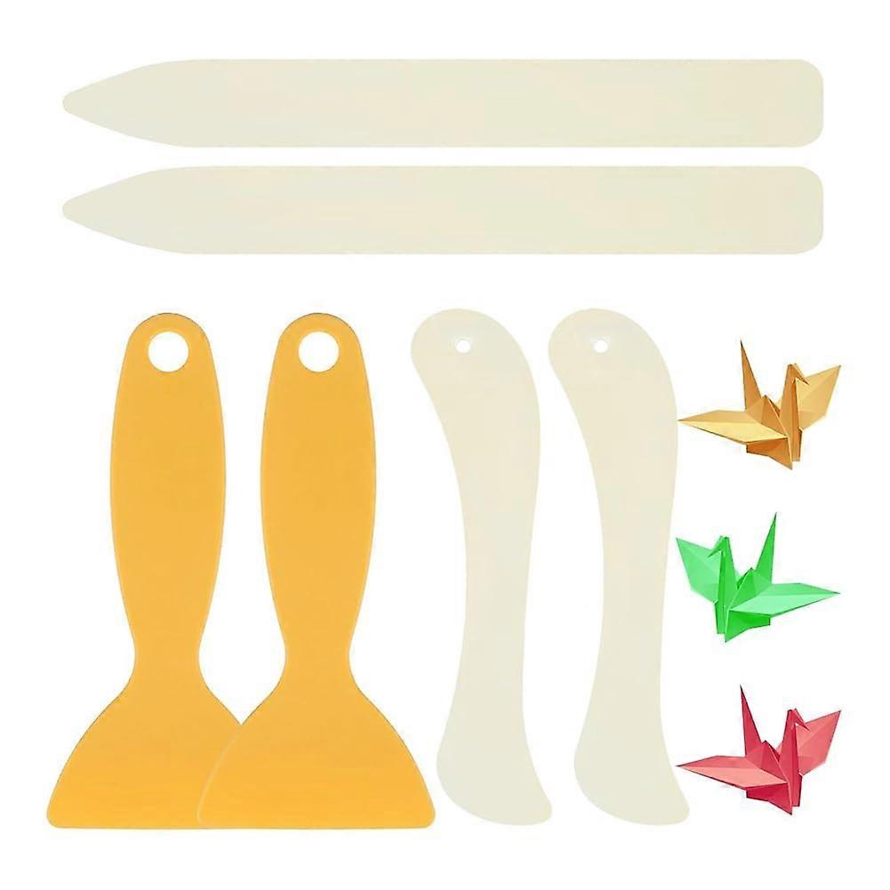 Bone Folder Tool Set for Precise Paper Folding and Creasing, Plastic for Crafts and Bookbinding